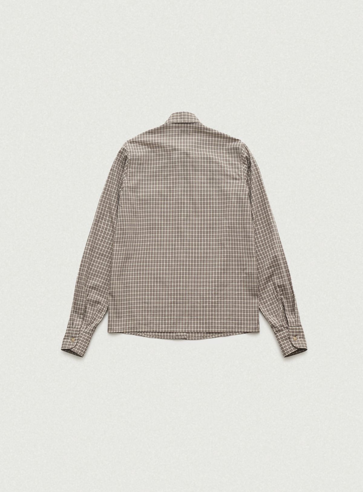 더바넷(THEBARNNET) Townie Check Pocket Shirt_Beige