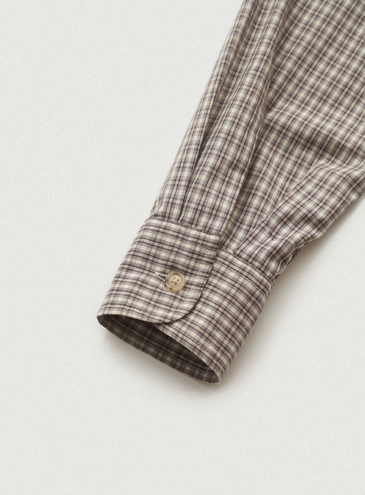 더바넷(THEBARNNET) Townie Check Pocket Shirt_Beige