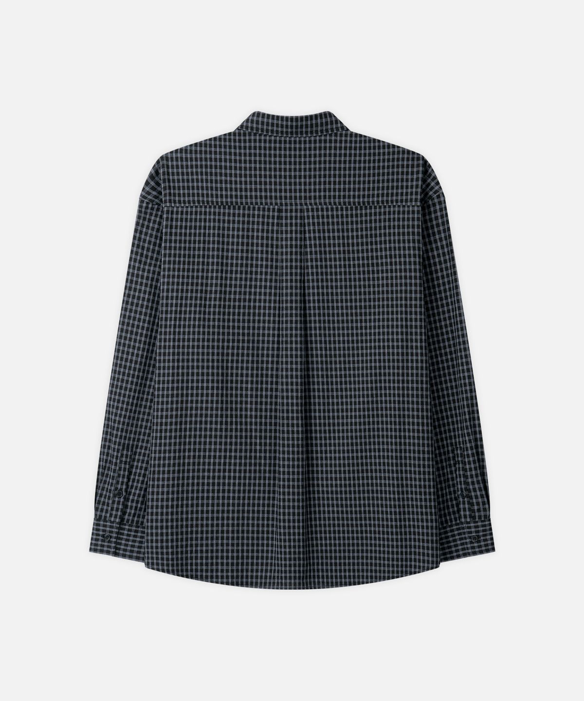 드로우핏(DRAW FIT) 덴버 투 포켓 체크 셔츠 [DARK BLUE]