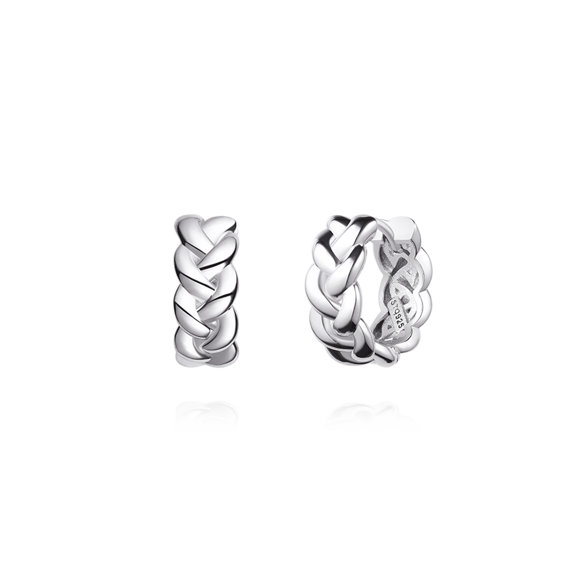 스톤헨지(STONEHENGE) Braid 실버 귀걸이 SA25C55U
