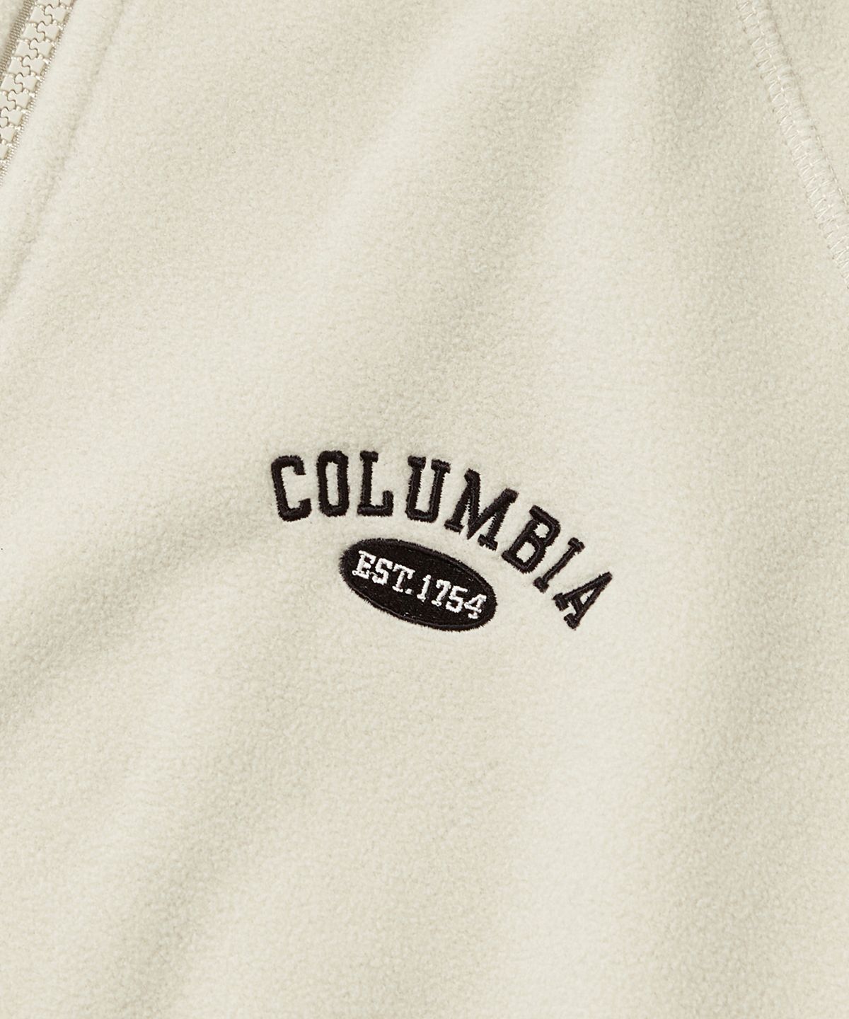 컬럼비아 유니버시티(COLUMBIA UNIVERSITY) CU ARCH FLEECE ZIP-UP JACKET_CREAM