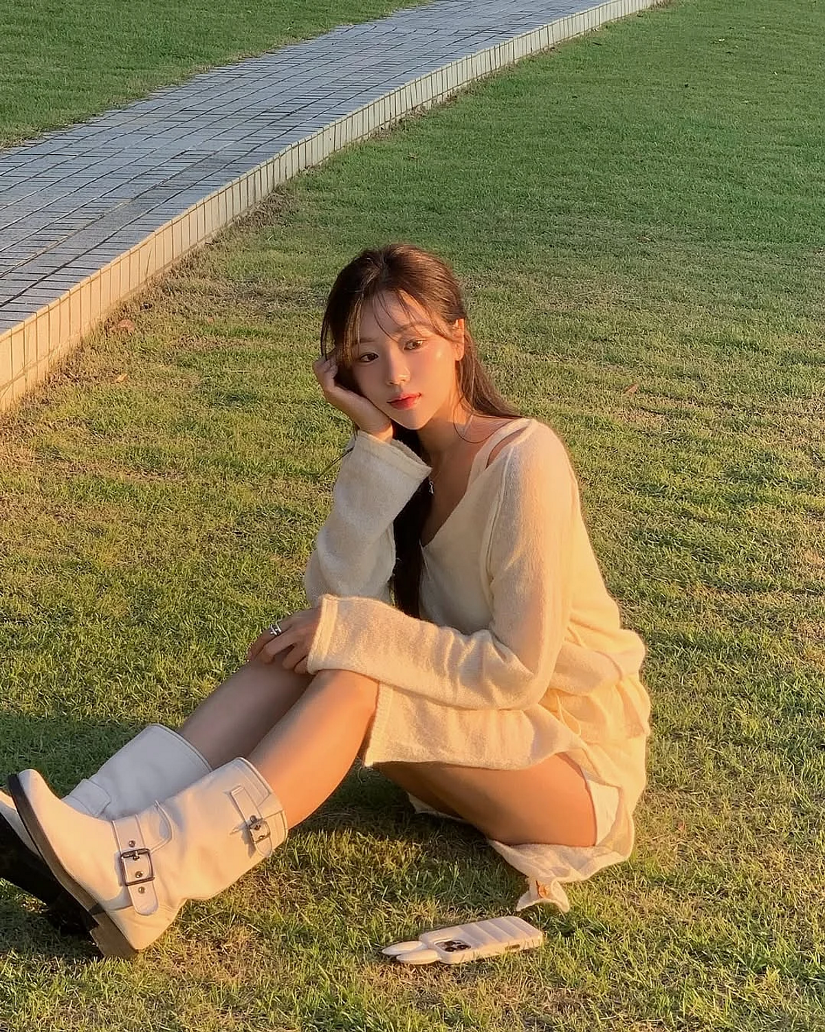 제너럴아이디어(GENERALIDEA) 울 시스루 헨리넥 풀오버 [PINK] / WBE3L05506