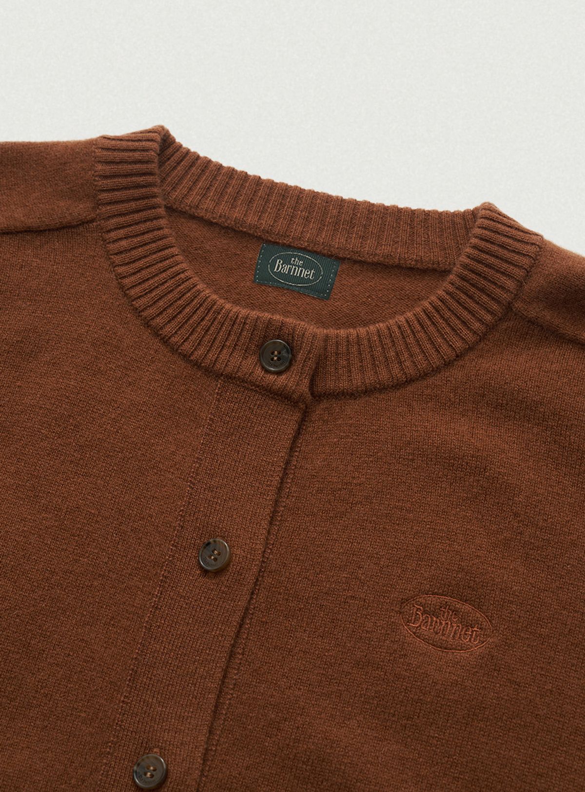 더바넷(THEBARNNET) Penny Cash Knit Cardigan_Brown