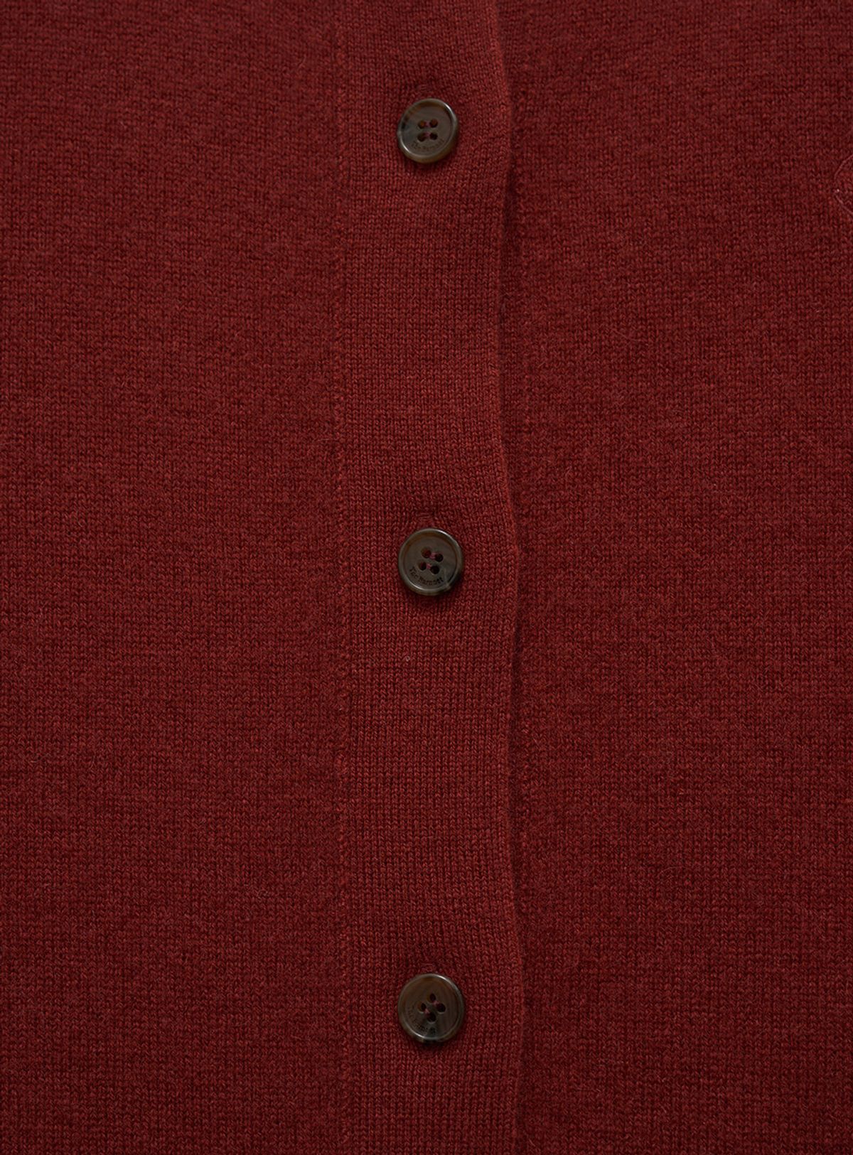 더바넷(THEBARNNET) Penny Cash Knit Cardigan_Brick