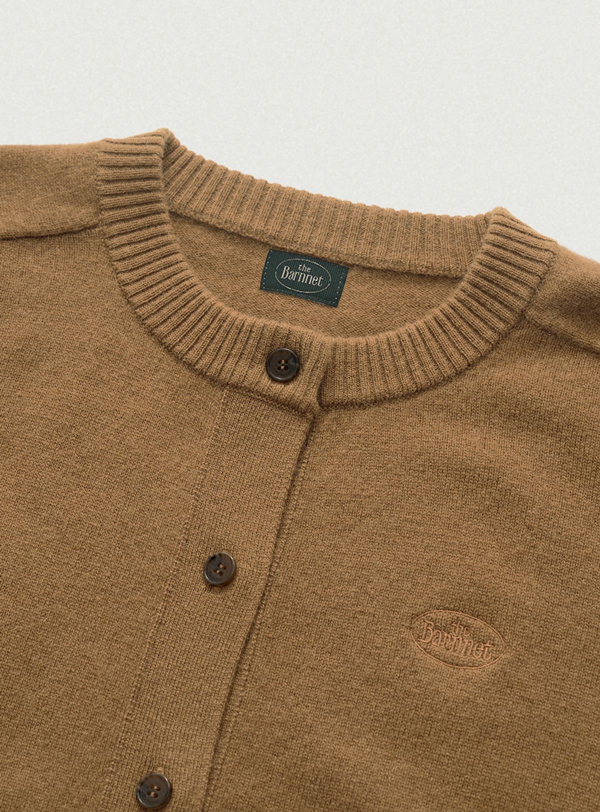 더바넷(THEBARNNET) Penny Cash Knit Cardigan_Camel