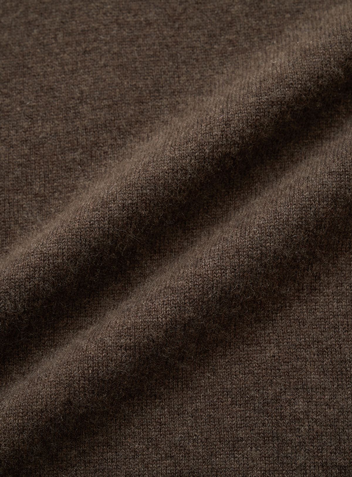 더바넷(THEBARNNET) Oversized Cashmere Wimblyn Knit Polo Shirt_Dark Brown