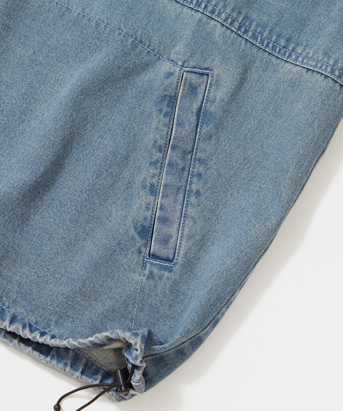 컬럼비아 유니버시티(COLUMBIA UNIVERSITY) NY STREET TAIL DENIM ANORAK JACKET_LIGHT JEAN