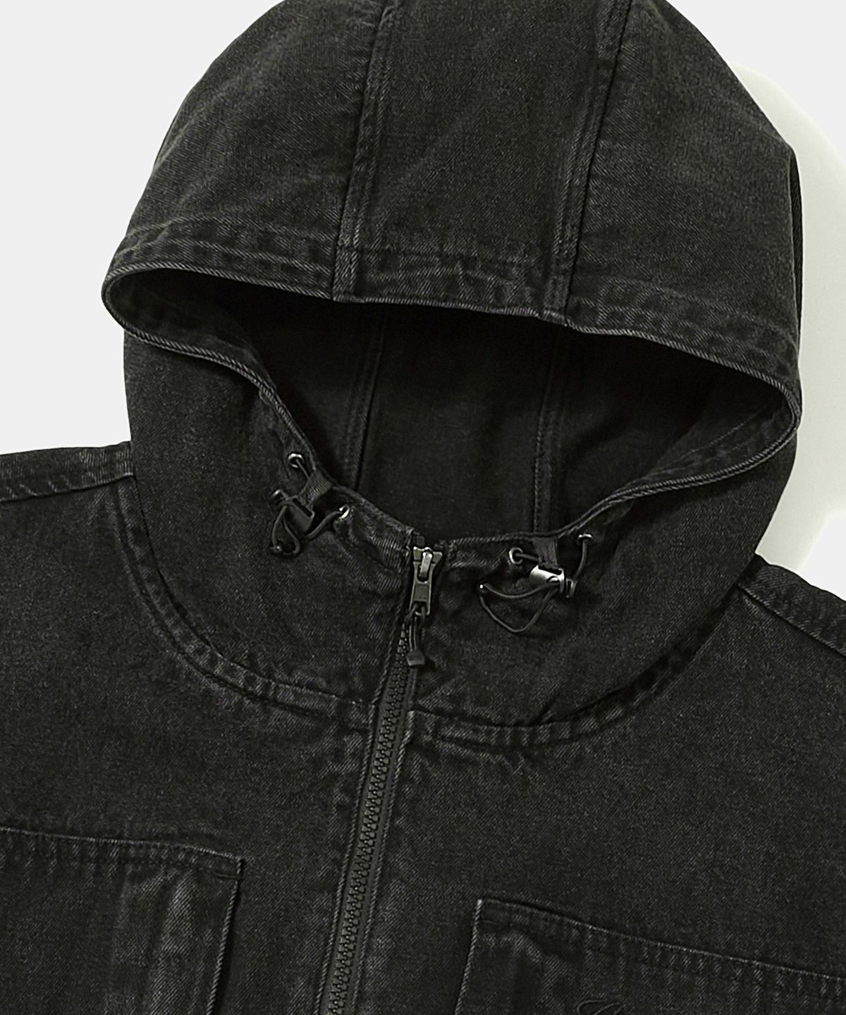 컬럼비아 유니버시티(COLUMBIA UNIVERSITY) NY STREET TAIL DENIM ANORAK JACKET_GRAY JEAN