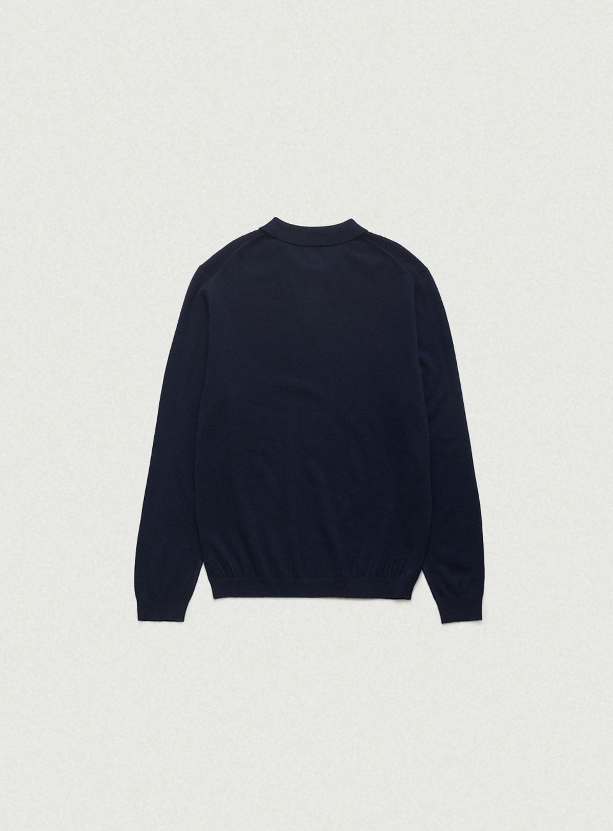 더바넷(THEBARNNET) Oversized Cashmere Wimblyn Knit Polo Shirt_Navy