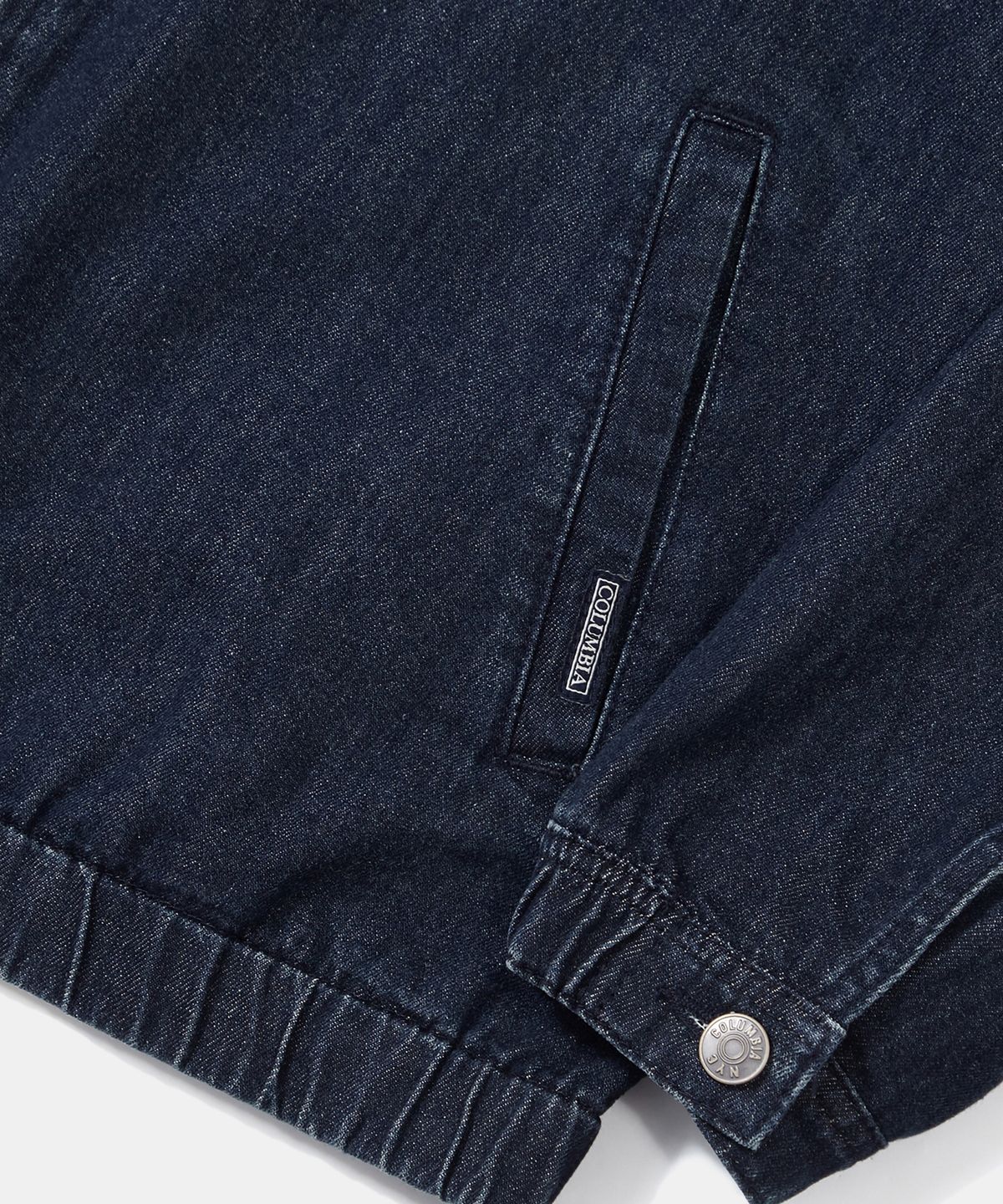 컬럼비아 유니버시티(COLUMBIA UNIVERSITY) TRAJAN LABEL DENIM BLOUSON JACKET_INDIGO JEAN