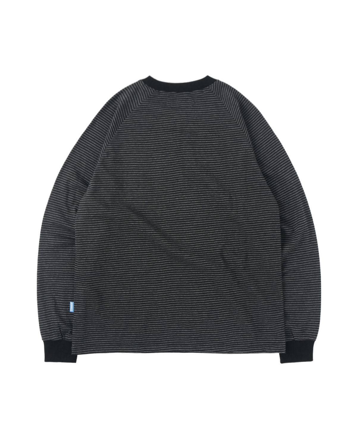 써넥트(SUNNECT) EIGHTS Striped LS Tee - Black