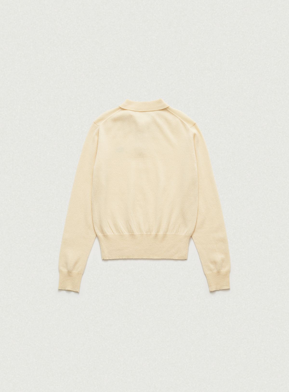 더바넷(THEBARNNET) Cashmere Wimblyn Knit Polo Shirt_Butter
