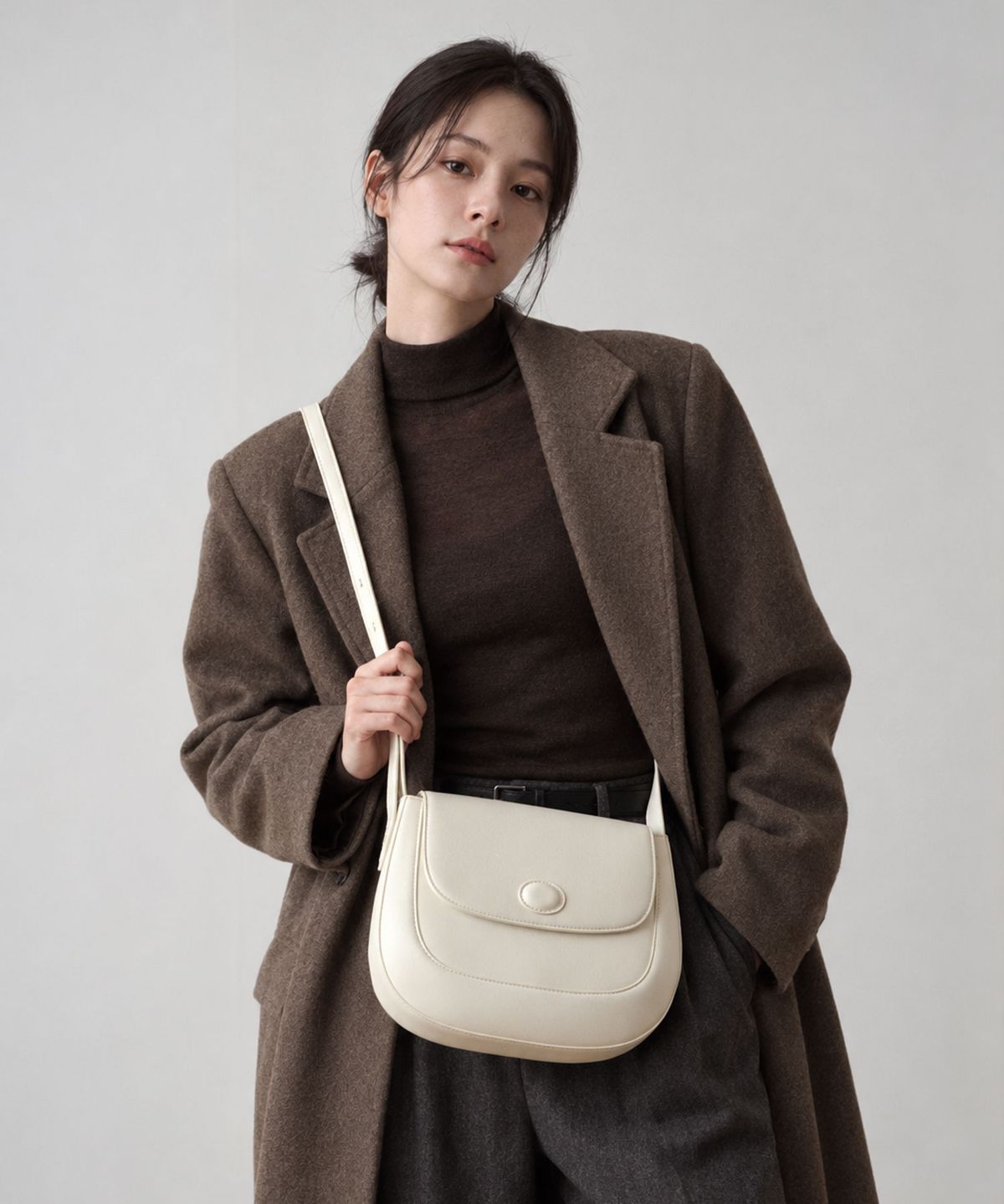 메종드유(MAISONDEU) Monet Shoulder bag 모네 숄더백 (Cream)