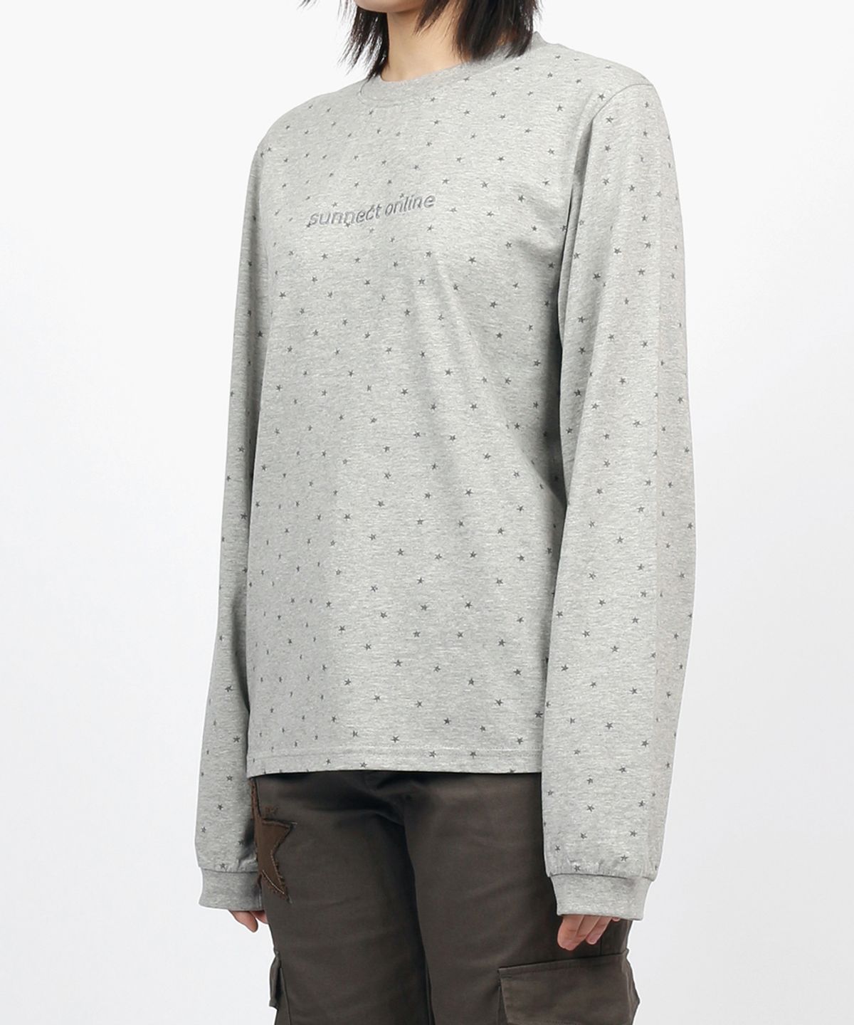 써넥트(SUNNECT) Galaxy LS Tee - Heather Grey