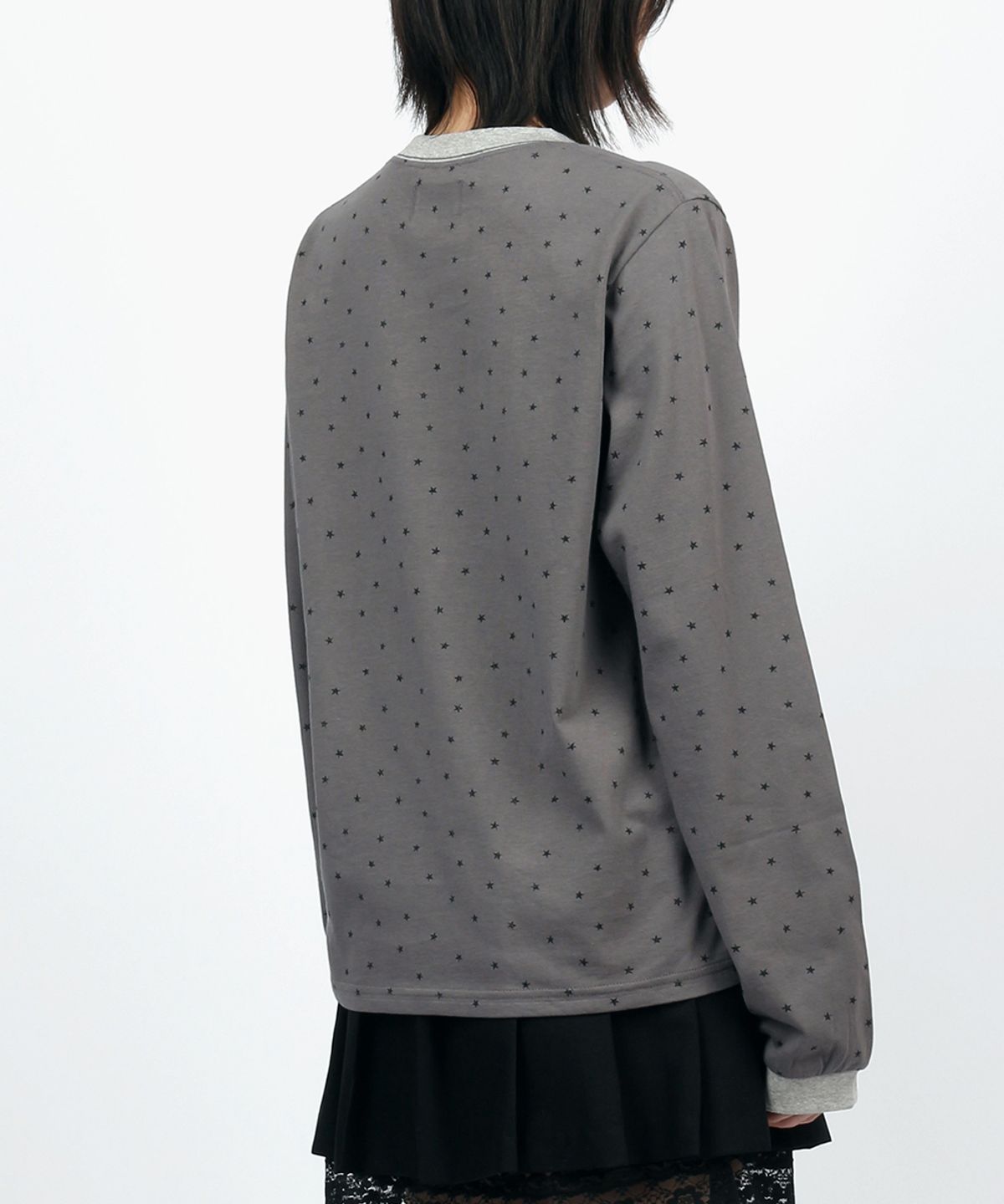 써넥트(SUNNECT) Galaxy LS Tee - Charcoal