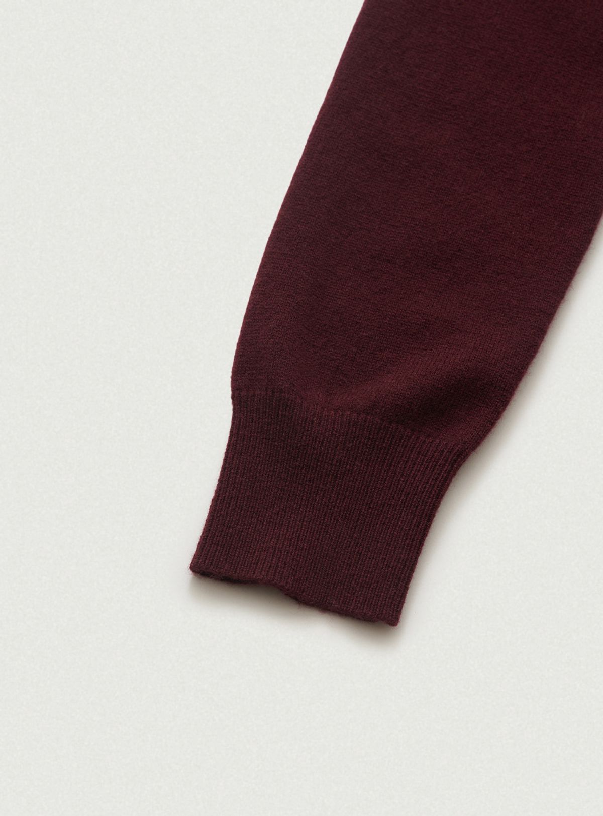 더바넷(THEBARNNET) Cashmere Wimblyn Knit Polo Shirt_Burgundy