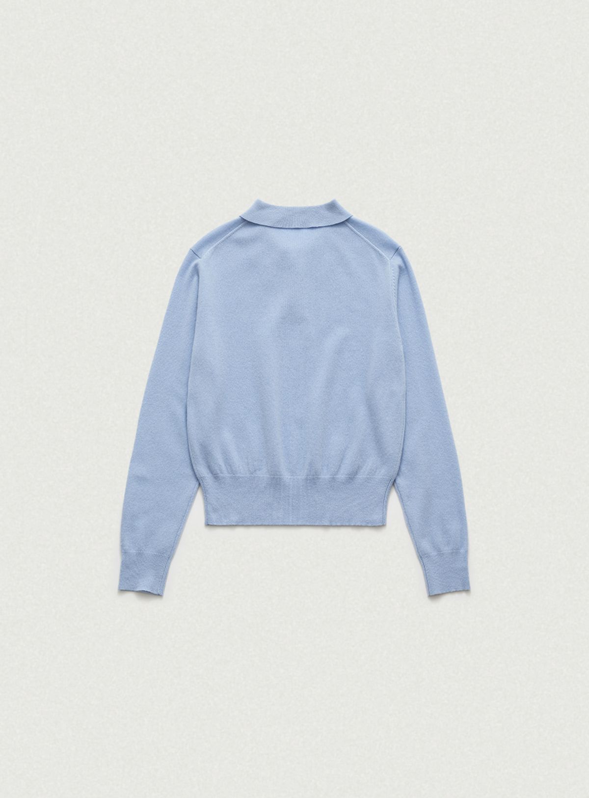 더바넷(THEBARNNET) Cashmere Wimblyn Knit Polo Shirt_Sky Blue