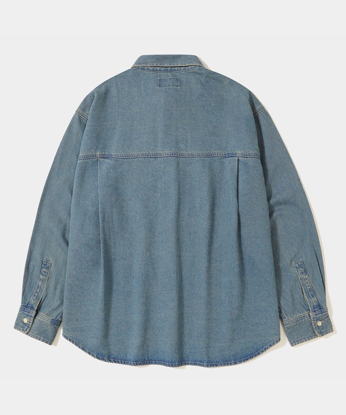 컬럼비아 유니버시티(COLUMBIA UNIVERSITY) TRAJAN LABEL HIDDEN POCKET DENIM SHIRTS_LIGHT JEAN