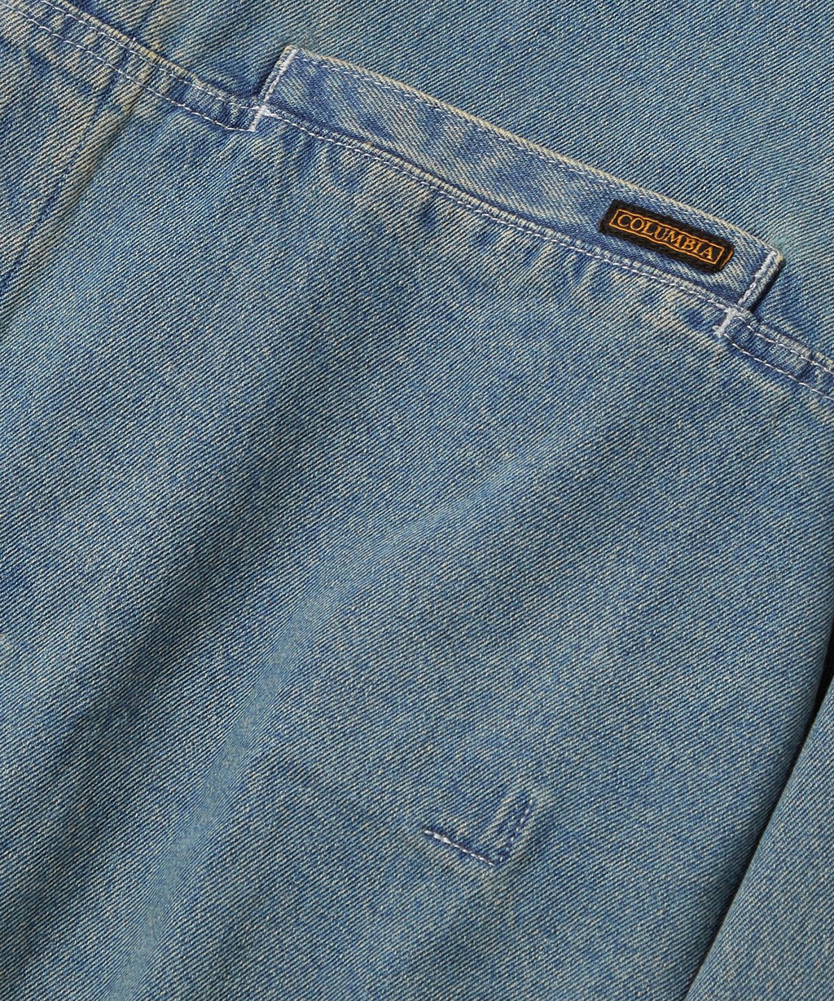 컬럼비아 유니버시티(COLUMBIA UNIVERSITY) TRAJAN LABEL HIDDEN POCKET DENIM SHIRTS_LIGHT JEAN