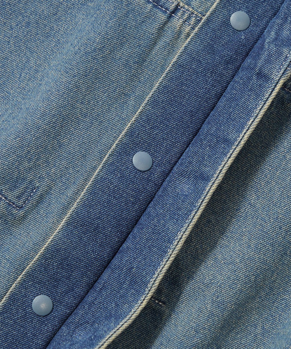 컬럼비아 유니버시티(COLUMBIA UNIVERSITY) TRAJAN LABEL HIDDEN POCKET DENIM SHIRTS_LIGHT JEAN