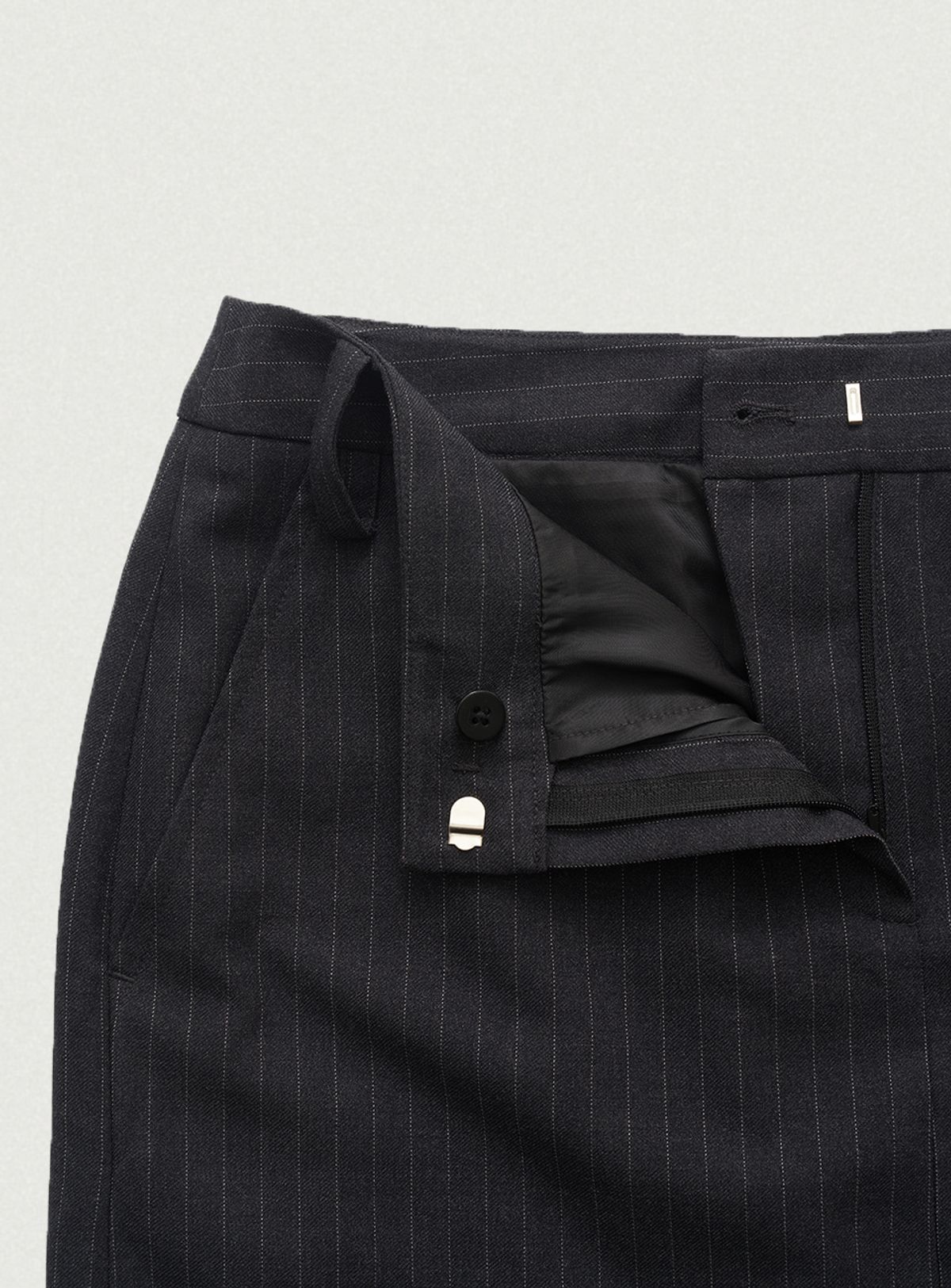 더바넷(THEBARNNET) Mould Low Rise Maxi Skirt_Stripe