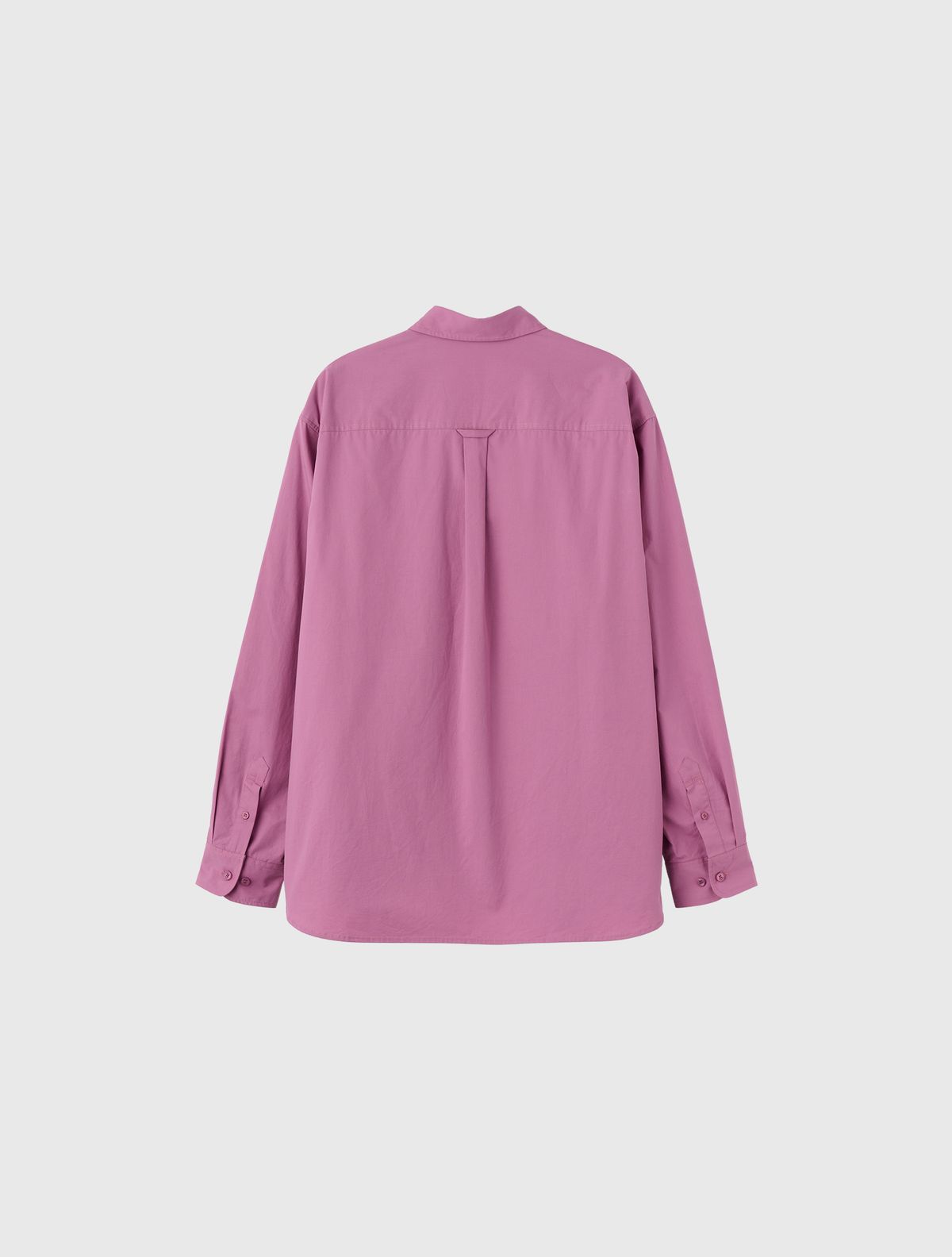 제너럴아이디어(GENERALIDEA) UNISEX 레귤러핏 코튼 셔츠 [PURPLE] / SBE3U03004