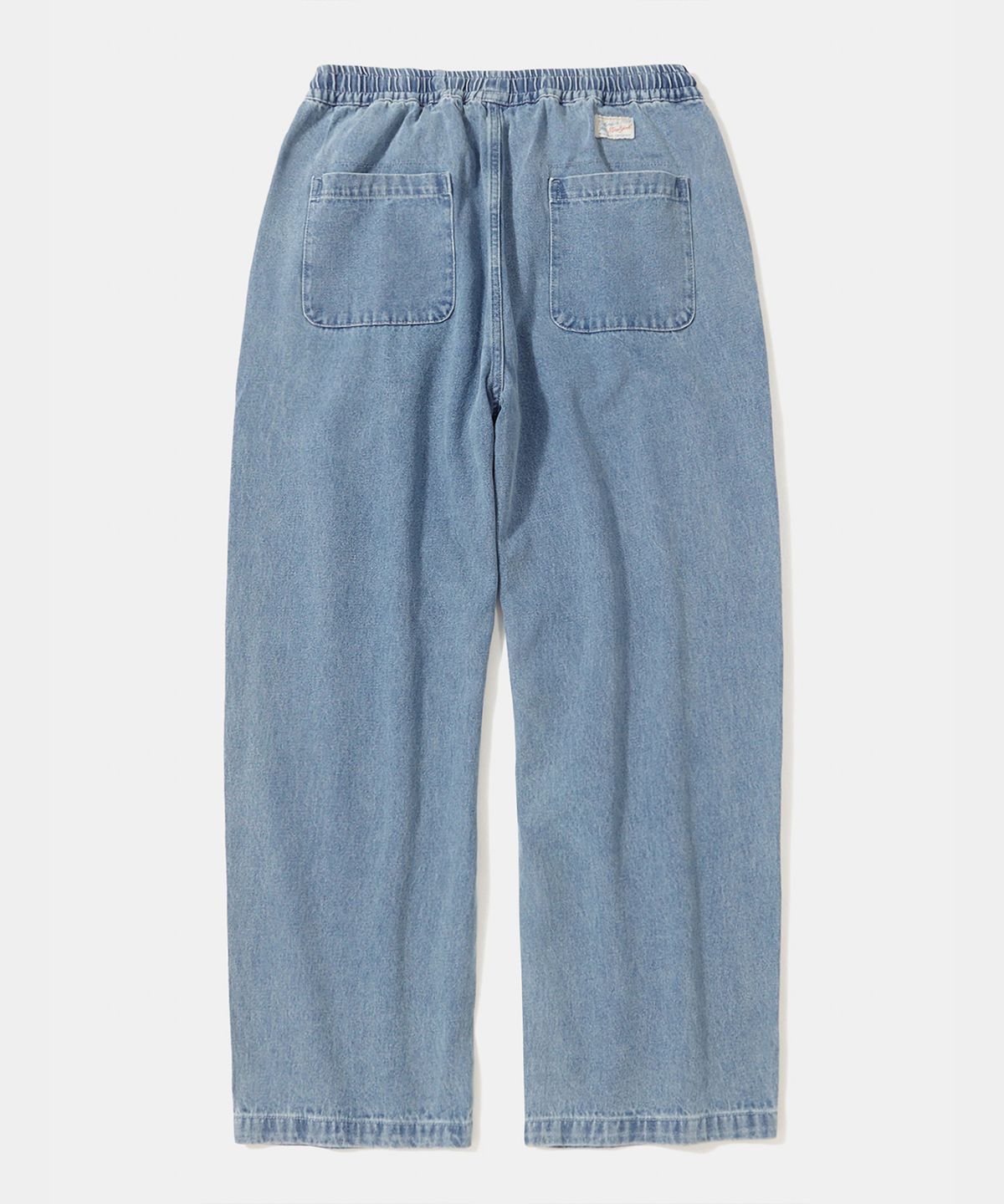 컬럼비아 유니버시티(COLUMBIA UNIVERSITY) M-LABEL LOOSE-FIT PINTUCK DENIM PANTS_LIGHT JEAN