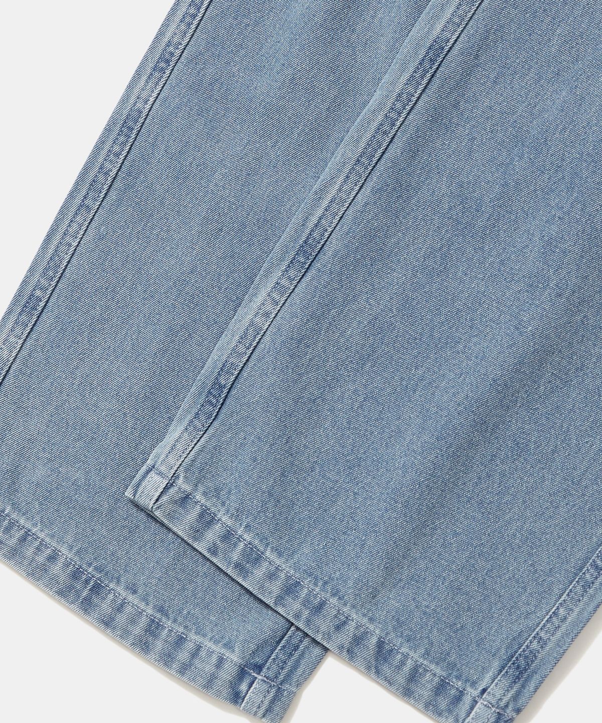 컬럼비아 유니버시티(COLUMBIA UNIVERSITY) M-LABEL LOOSE-FIT PINTUCK DENIM PANTS_LIGHT JEAN