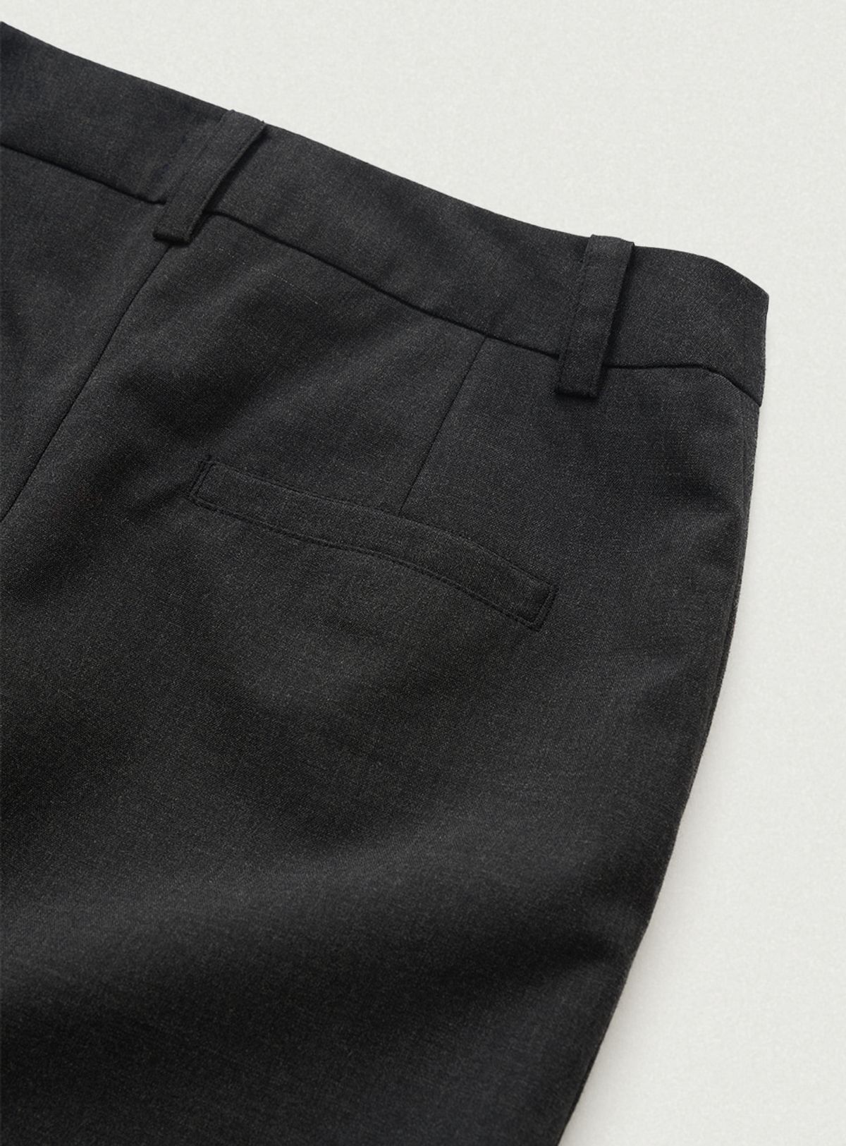 더바넷(THEBARNNET) Mould Low Rise Maxi Skirt_Charcoal