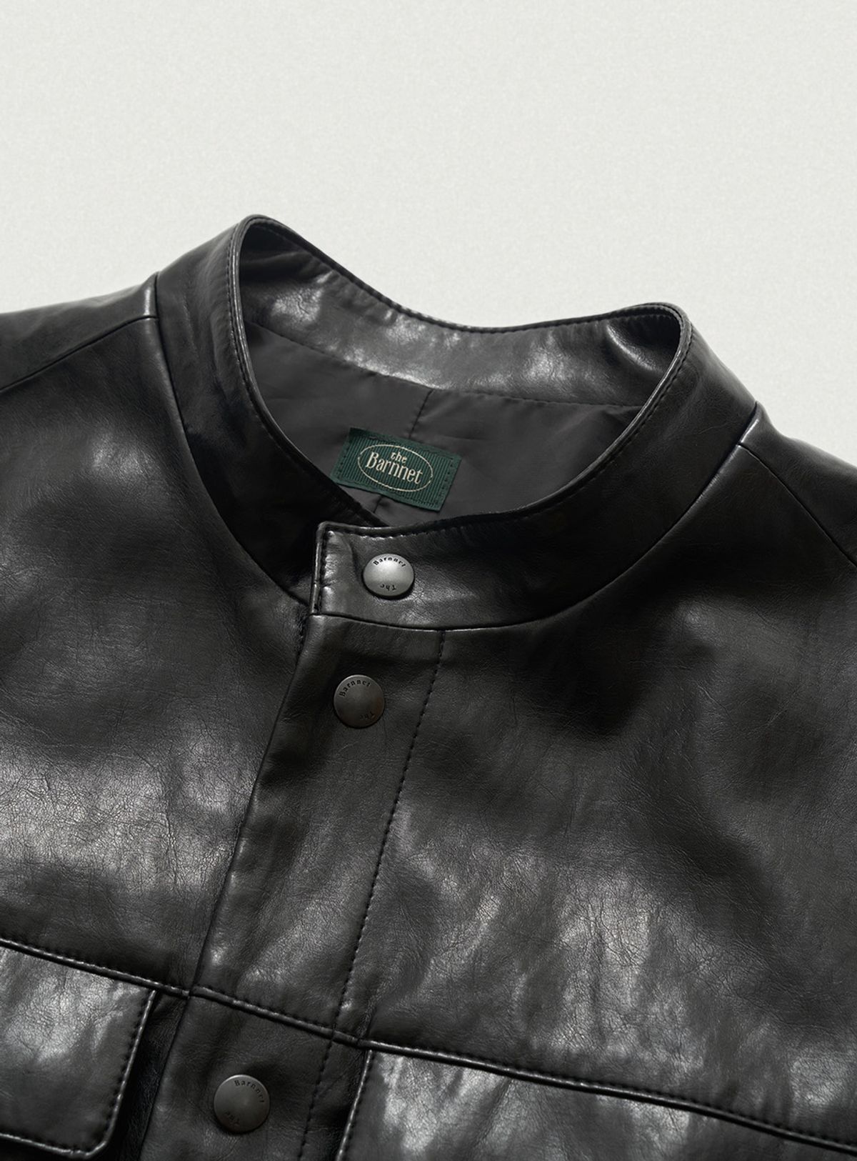 더바넷(THEBARNNET) Ava Leather Jacket_Black