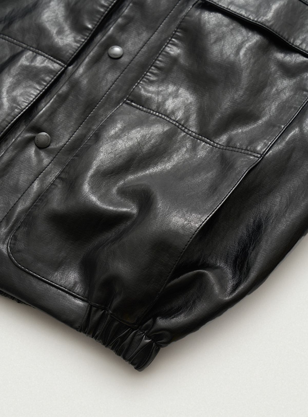더바넷(THEBARNNET) Ava Leather Jacket_Black