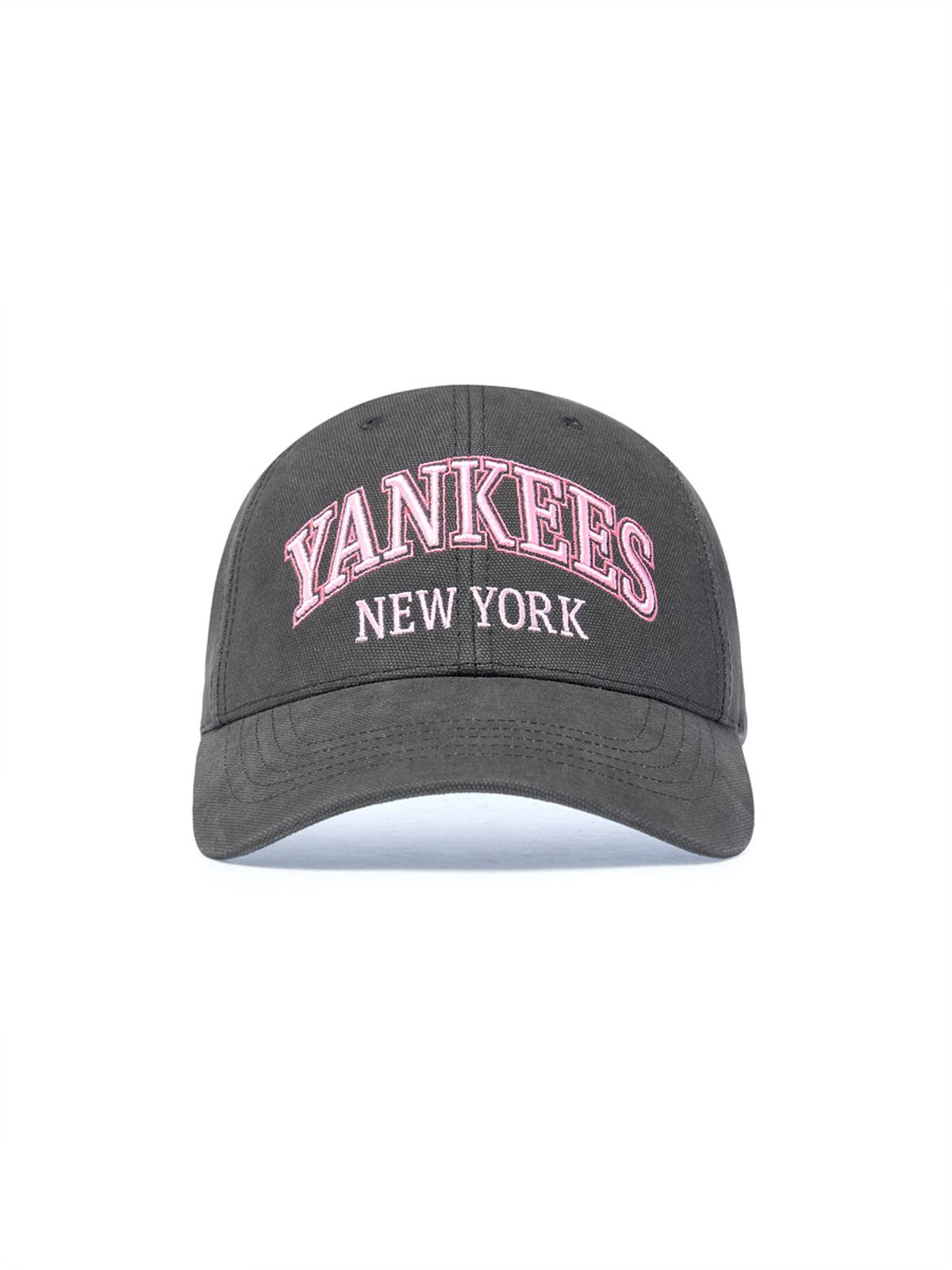 엠엘비(MLB) 힙 스트릿 레터링 스트럭쳐 볼캡 NY (Charcoal Grey)