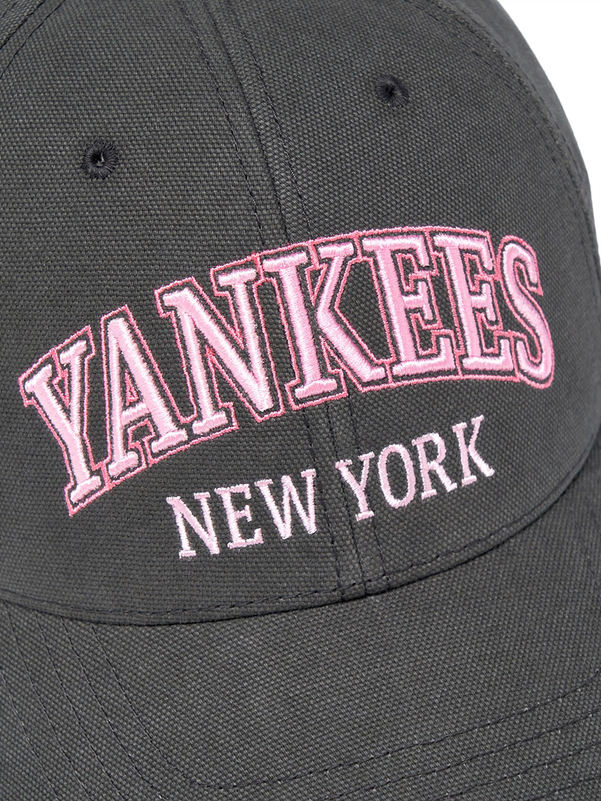 엠엘비(MLB) 힙 스트릿 레터링 스트럭쳐 볼캡 NY (Charcoal Grey)