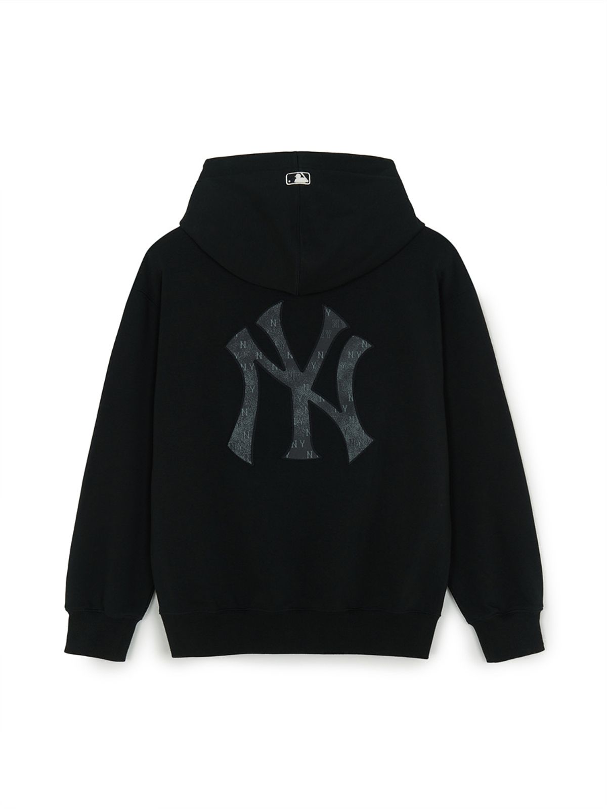 엠엘비(MLB) 모노그램 빈티지 빅럭스 후드티 NY (Black)