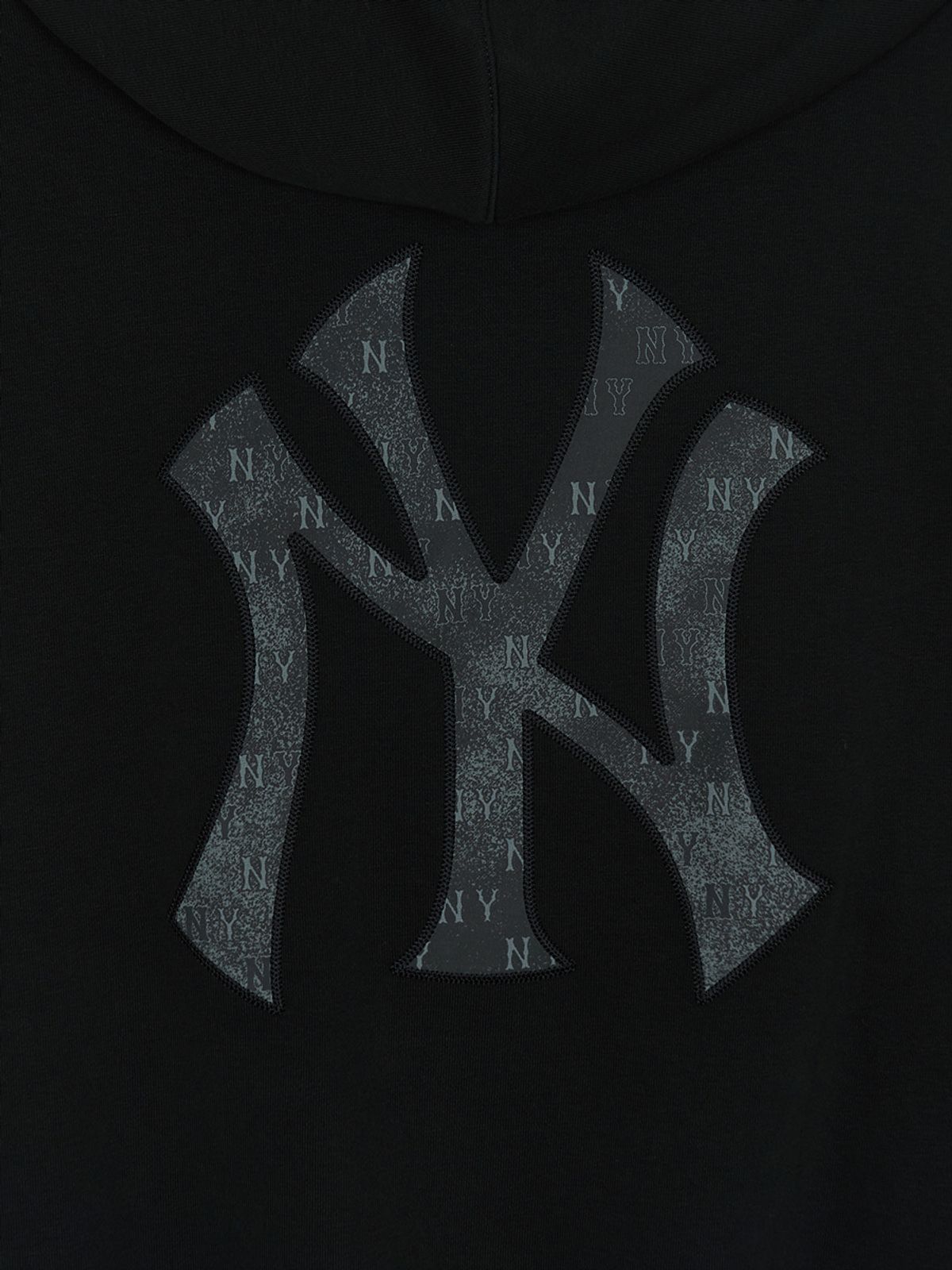 엠엘비(MLB) 모노그램 빈티지 빅럭스 후드티 NY (Black)