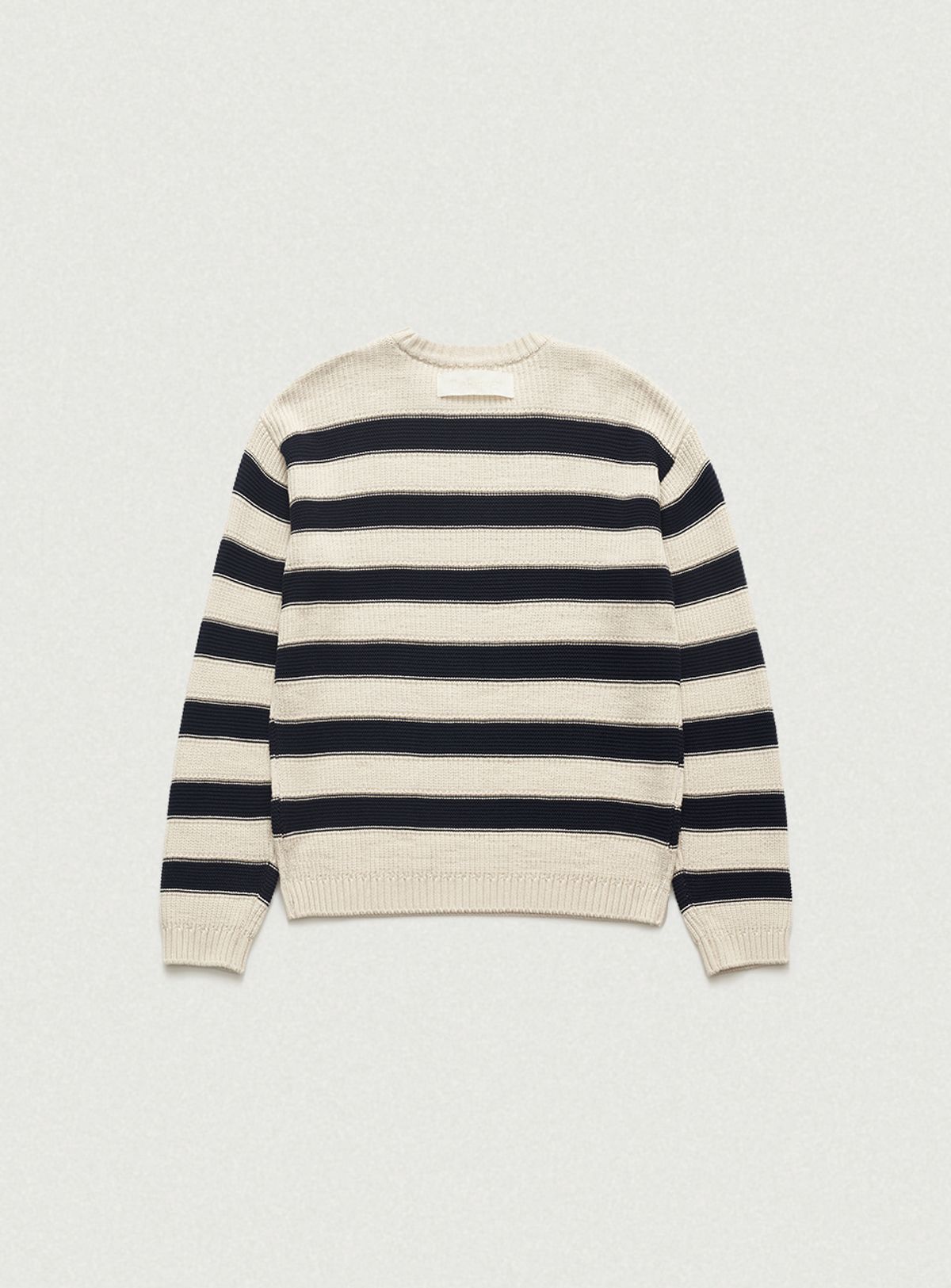 더바넷(THEBARNNET) Oversized Colette Stripe Knit_Navy