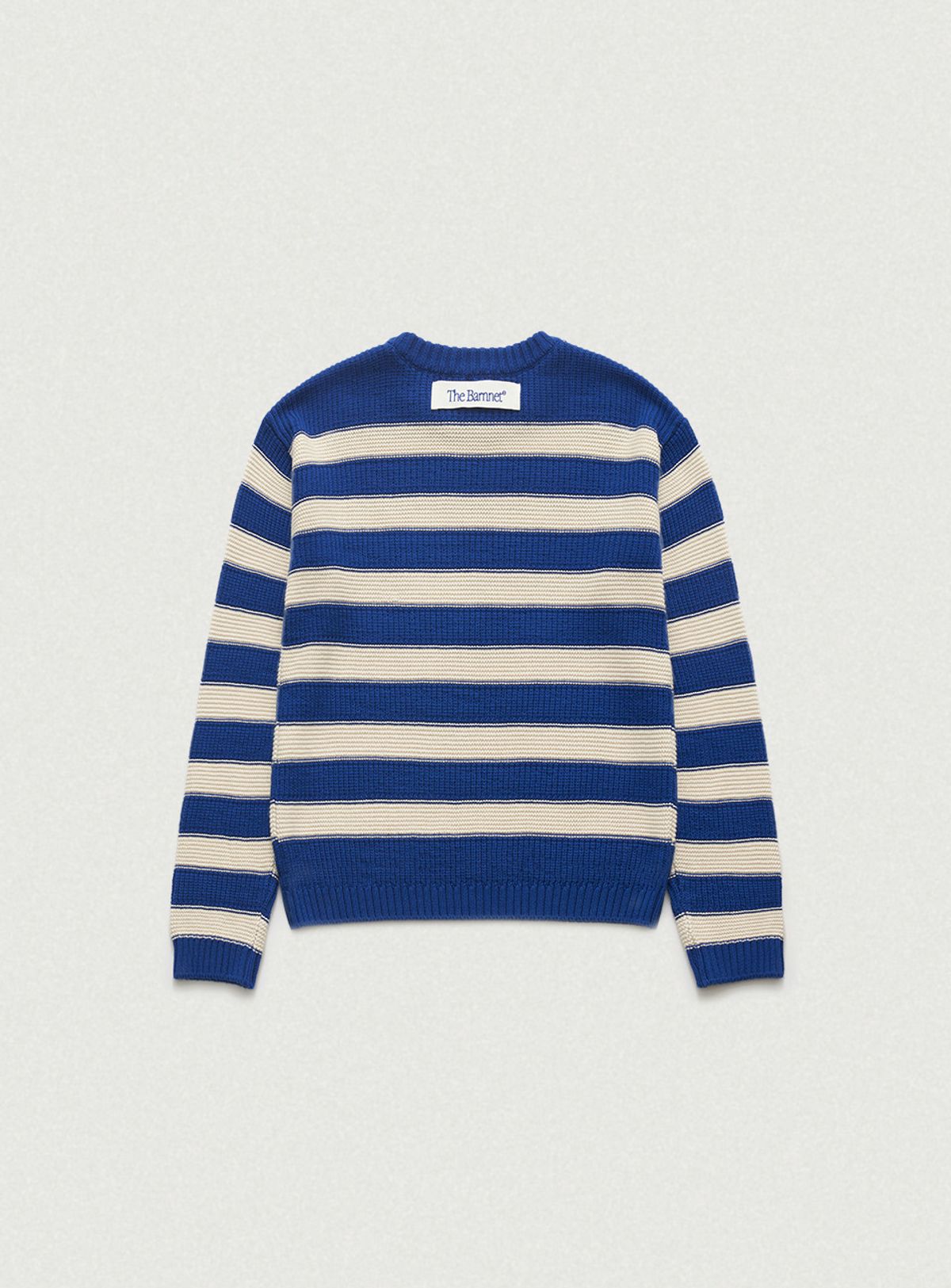 더바넷(THEBARNNET) Oversized Colette Stripe Knit_Blue