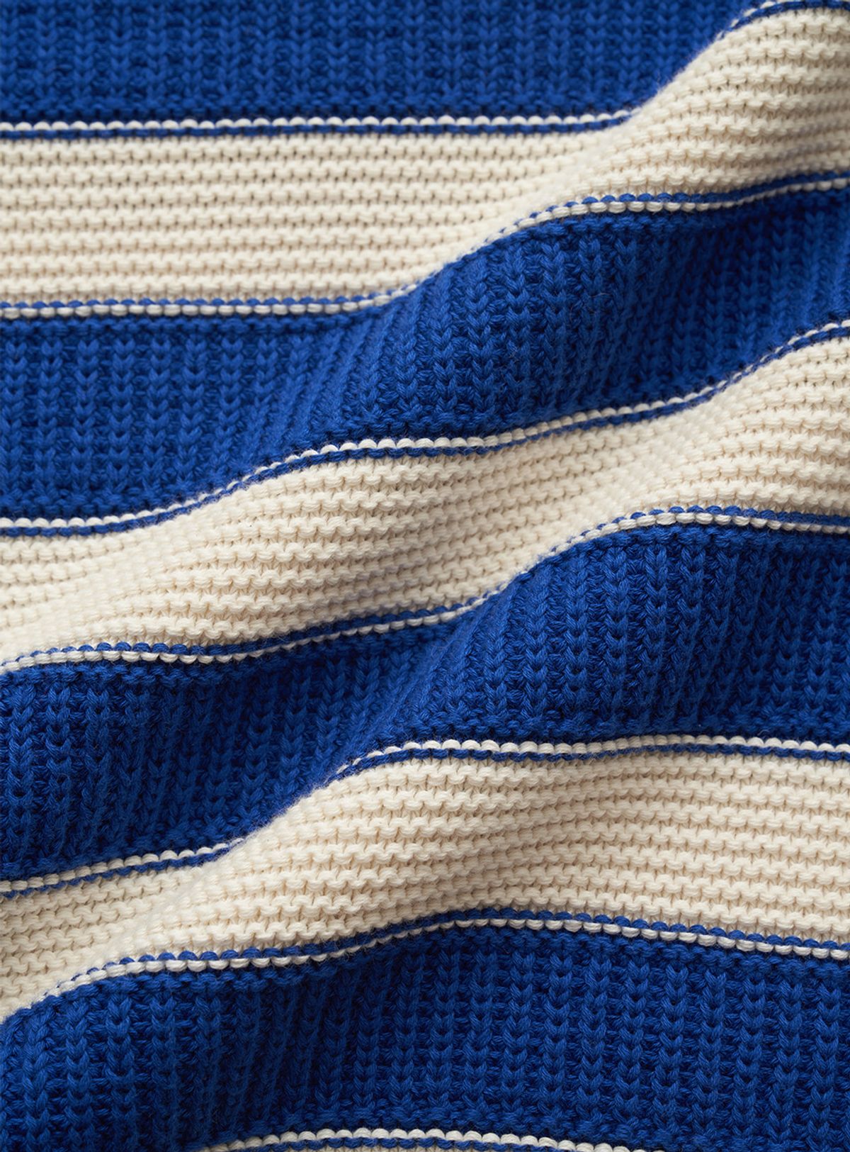 더바넷(THEBARNNET) Oversized Colette Stripe Knit_Blue