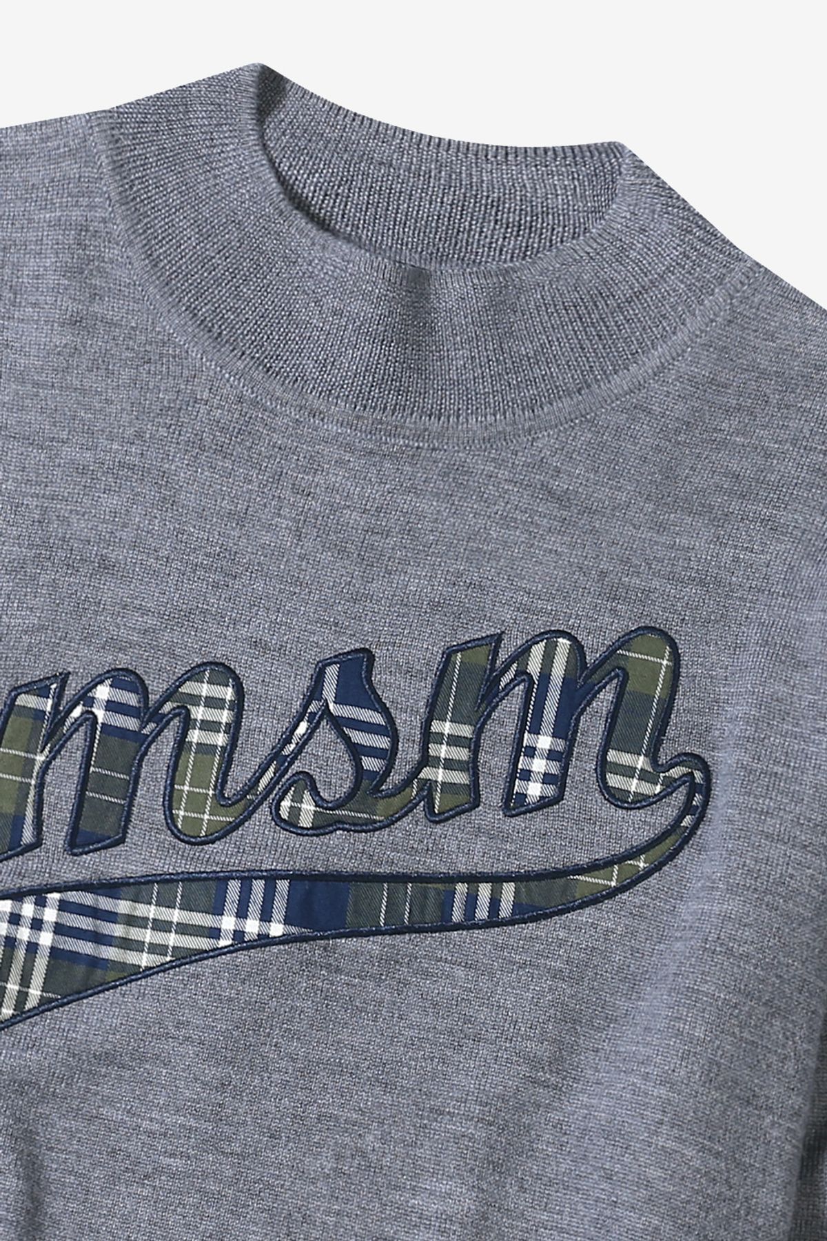 르몽생미셸(LE MONT ST MICHEL) SABY - LETTERING SWEATER_Grey