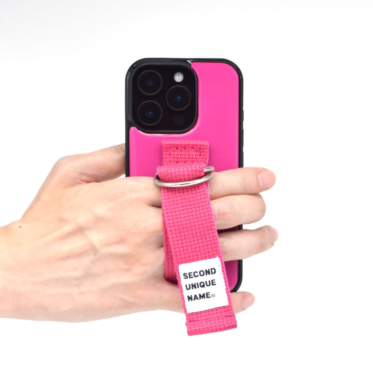 세컨드유니크네임(SECOND UNIQUE NAME) SUN CASE HOTPINK (EPOXY BLACK)