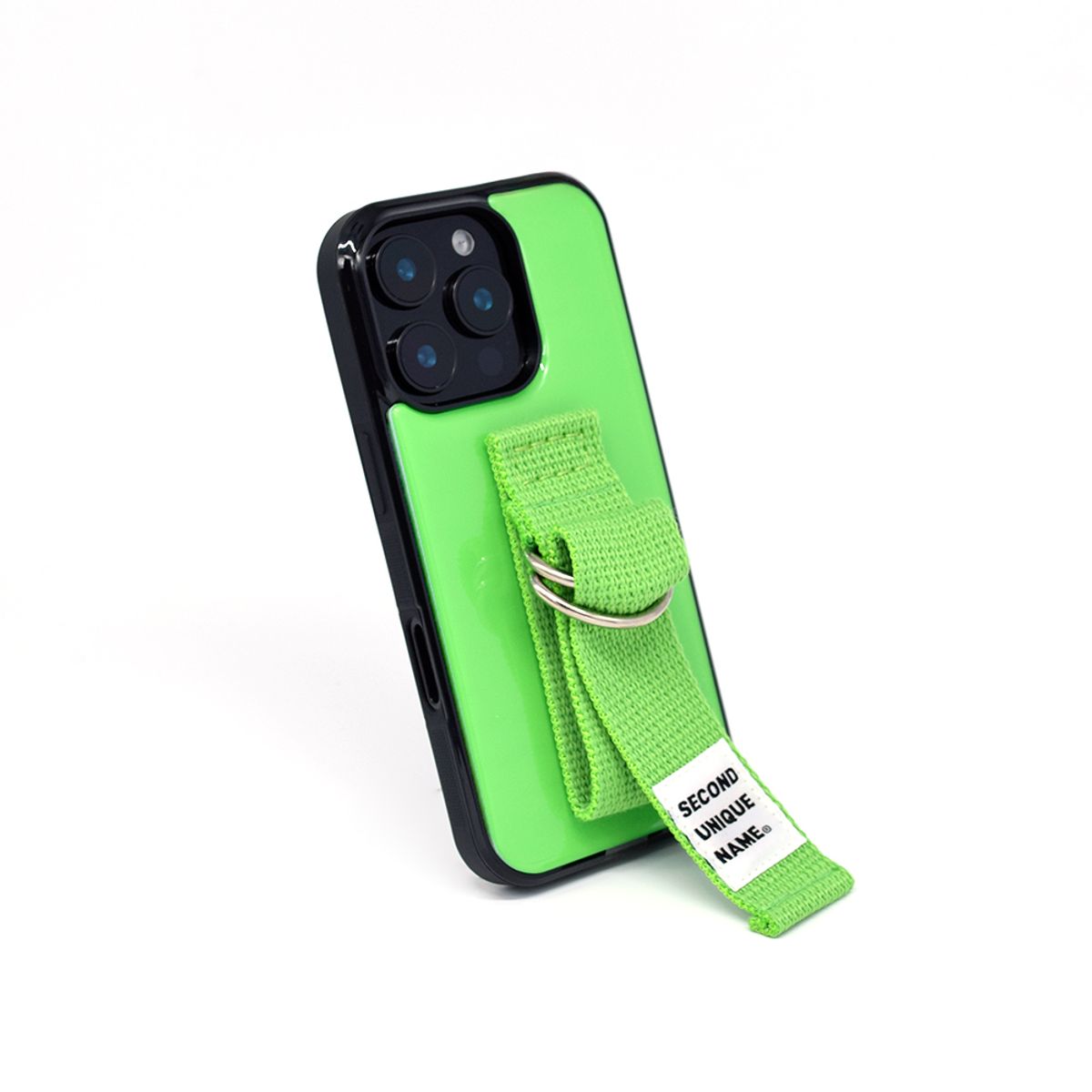 세컨드유니크네임(SECOND UNIQUE NAME) SUN CASE YELLOW GREEN (EPOXY BLACK)