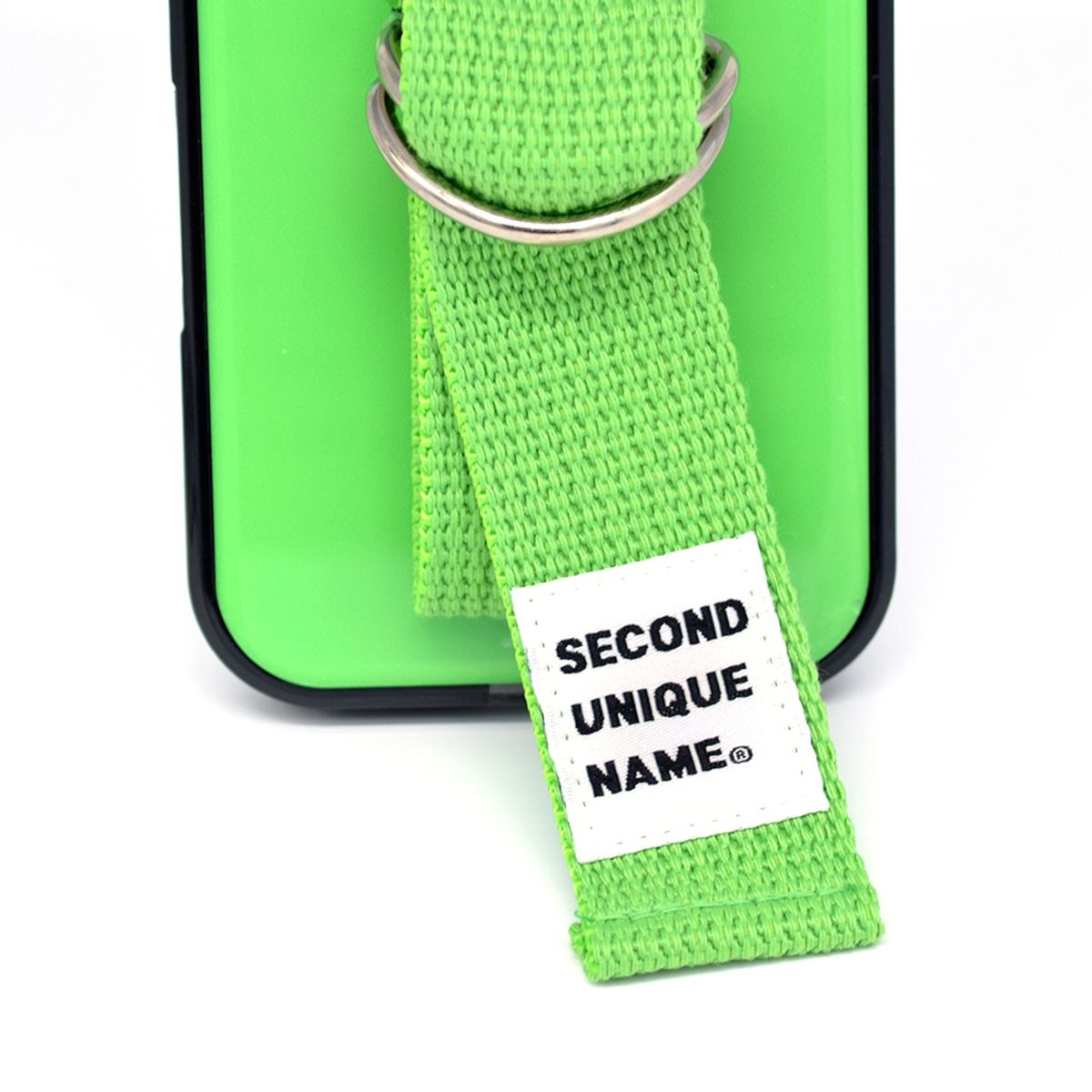 세컨드유니크네임(SECOND UNIQUE NAME) SUN CASE YELLOW GREEN (EPOXY BLACK)