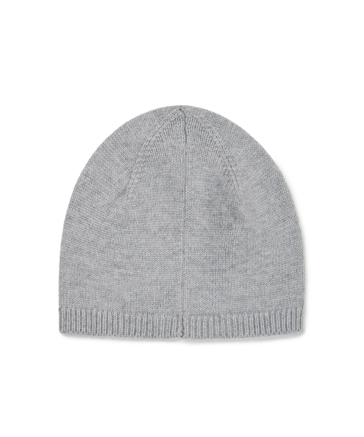 이티씨이(ETCE) LEATHER LABEL BEANIE (GRAY)
