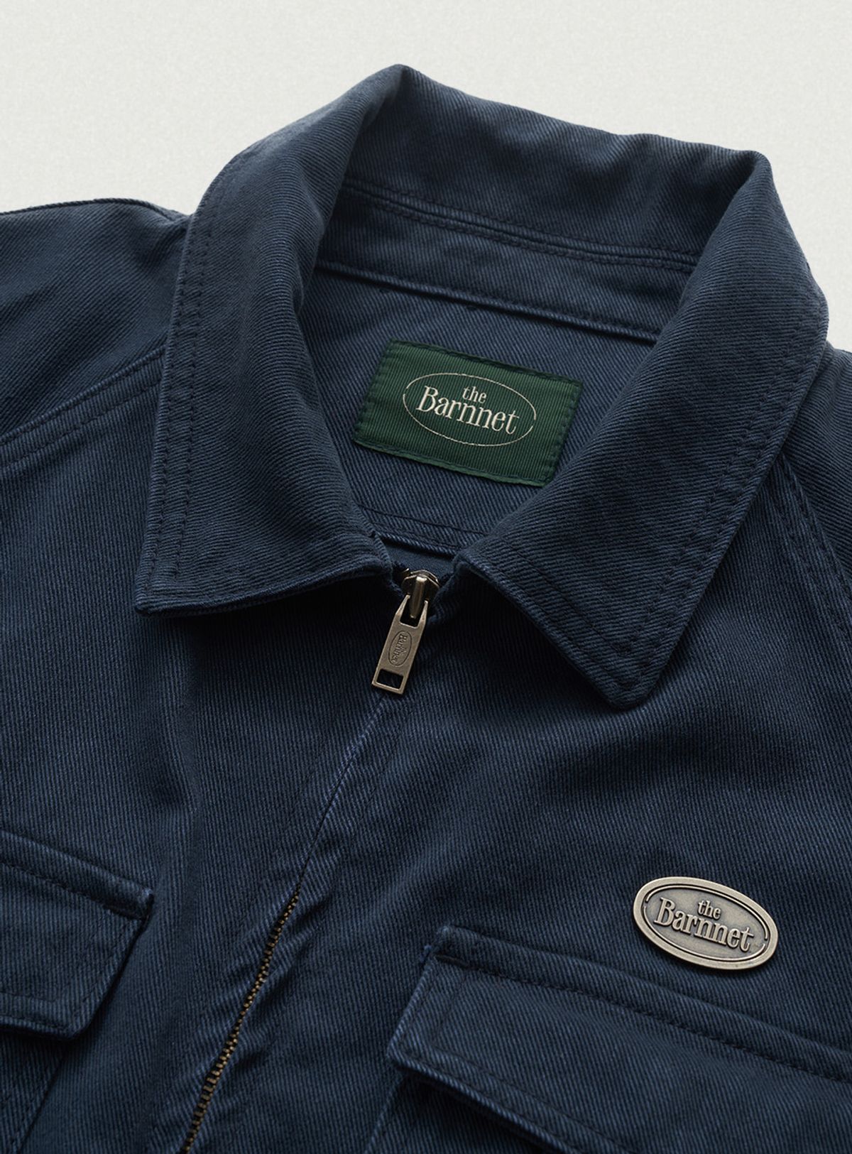 더바넷(THEBARNNET) Tessie Cotton Blouson_Navy