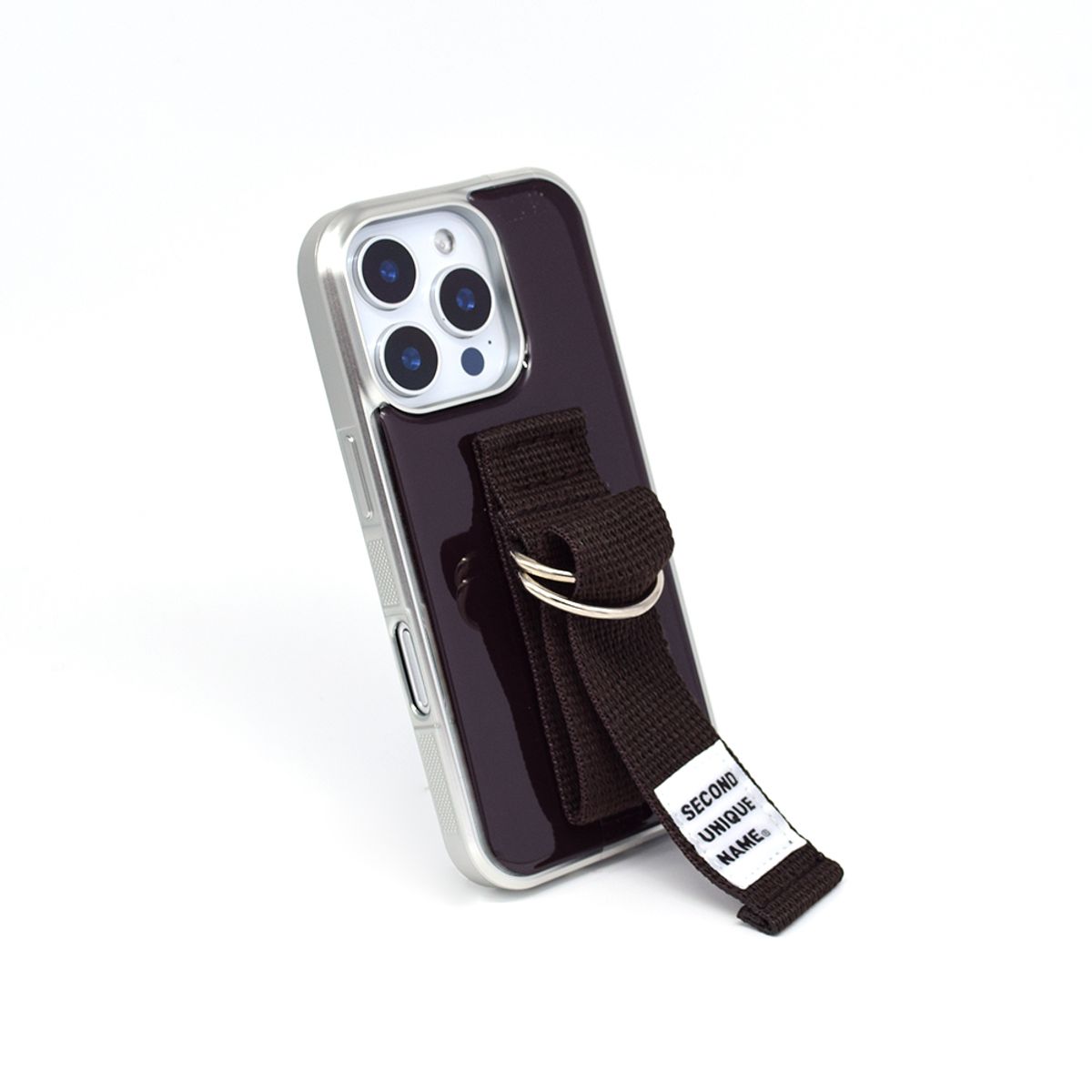 세컨드유니크네임(SECOND UNIQUE NAME) SUN CASE BROWN (EPOXY SILVER)