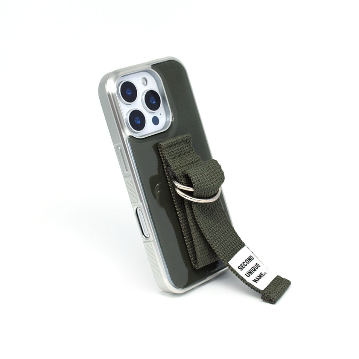 세컨드유니크네임(SECOND UNIQUE NAME) SUN CASE KHAKI (EPOXY SILVER)