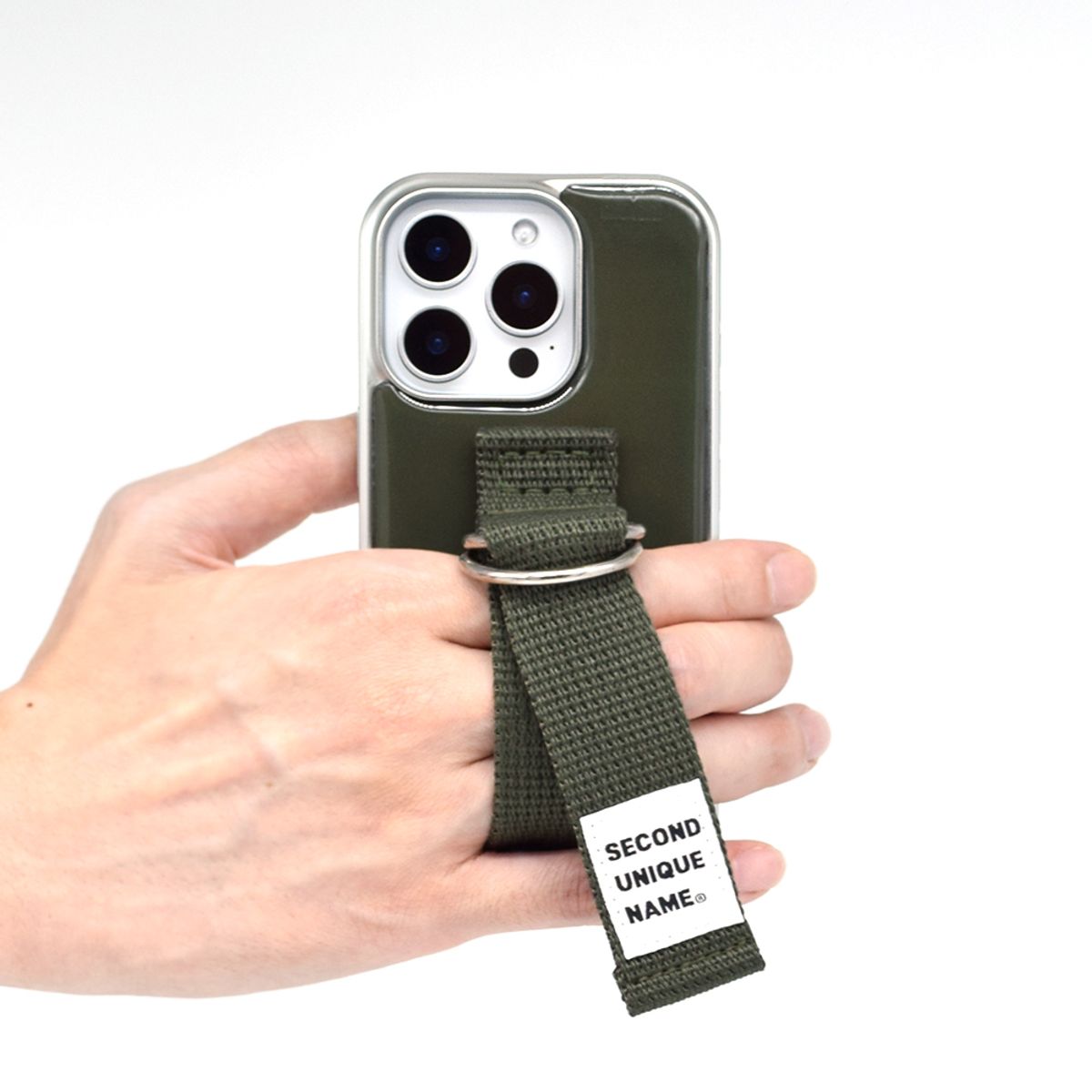 세컨드유니크네임(SECOND UNIQUE NAME) SUN CASE KHAKI (EPOXY SILVER)