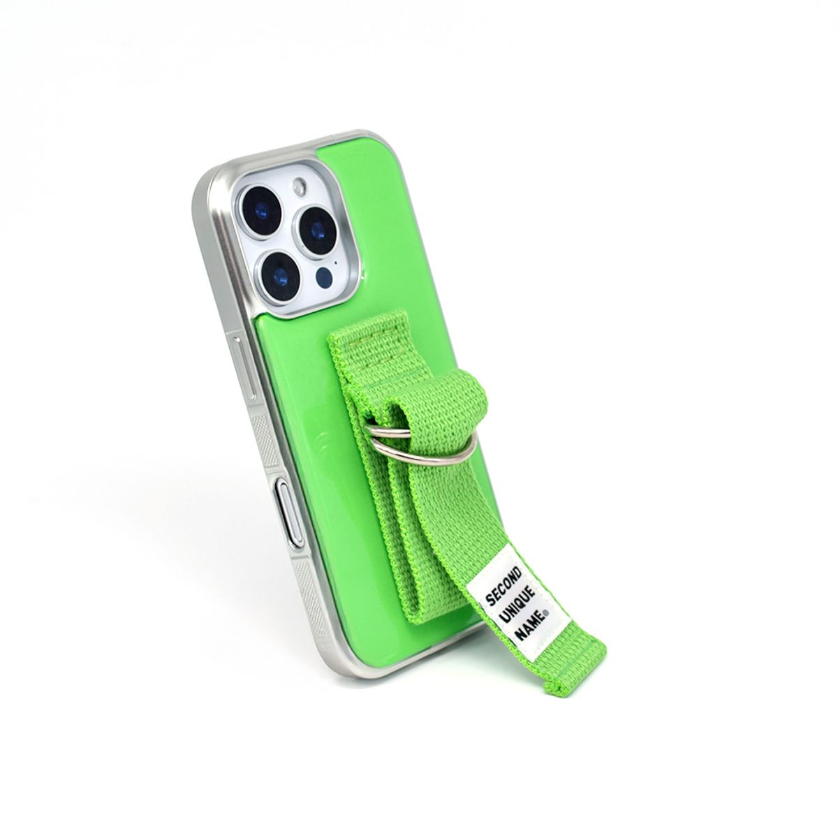 세컨드유니크네임(SECOND UNIQUE NAME) SUN CASE YELLOW GREEN (EPOXY SILVER)