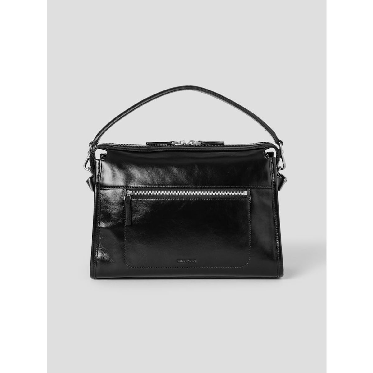 빈폴 액세서리(BEANPOLE ACCESSORY) 라인 미디엄 토트백  블랙