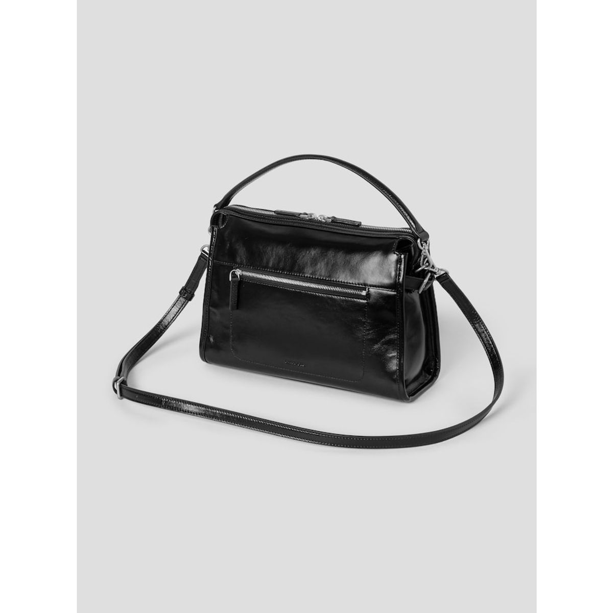 빈폴 액세서리(BEANPOLE ACCESSORY) 라인 미디엄 토트백  블랙